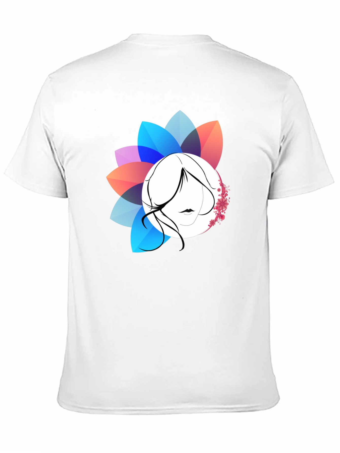 Floral Silhouette Graphic T-Shirt