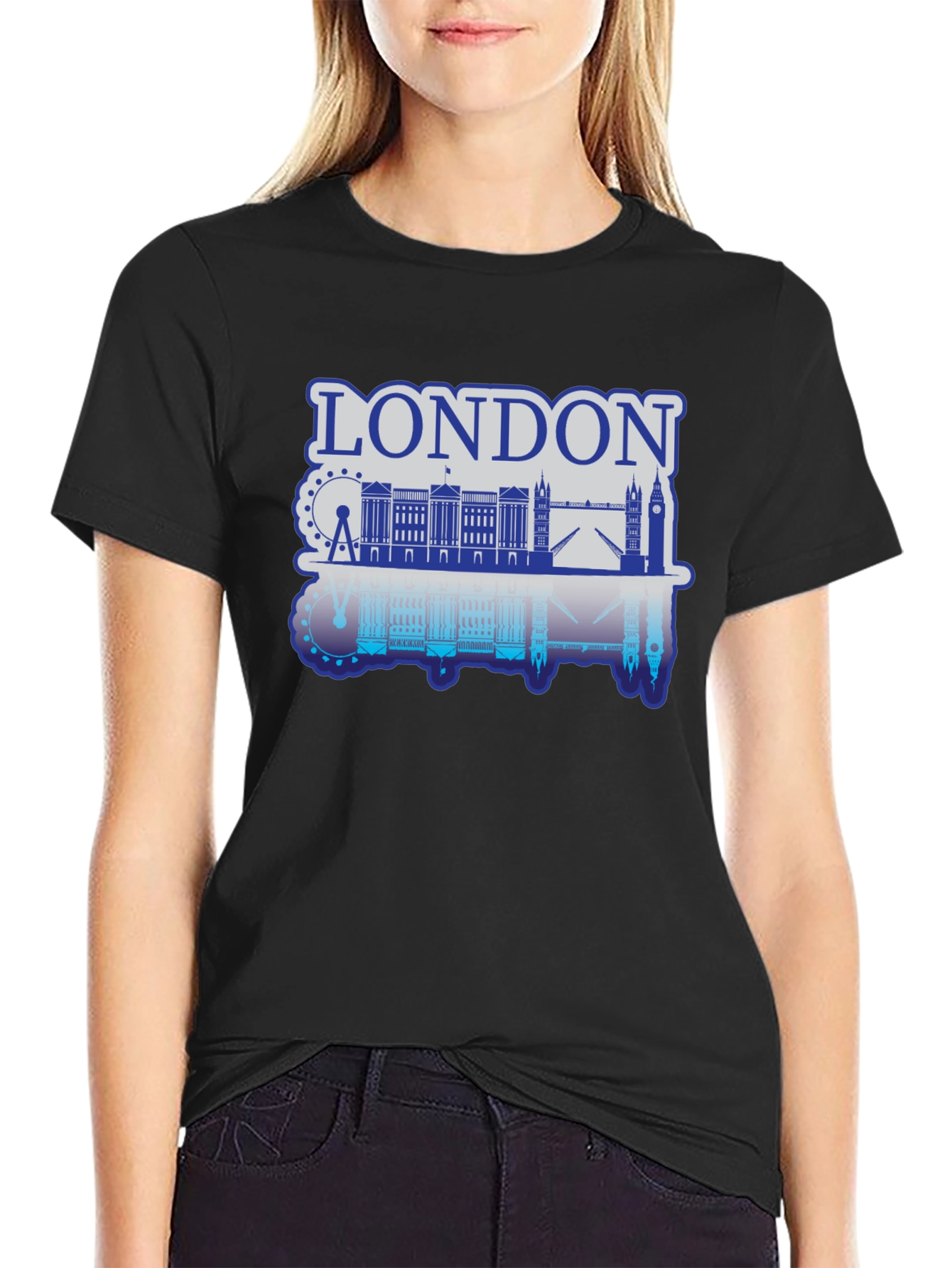 London Skyline Graphic T-Shirt - Classic Cityscape Tee