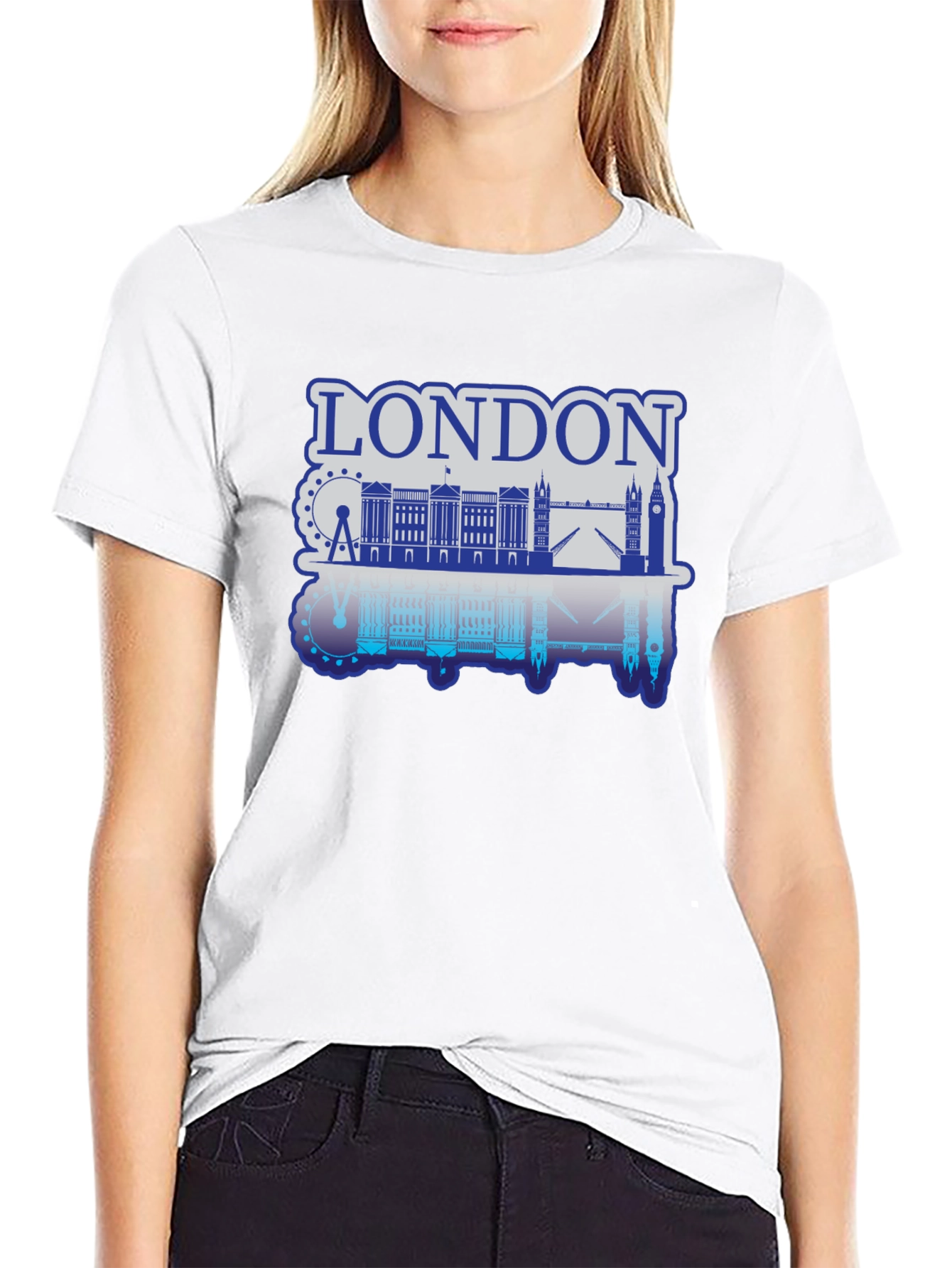 London Skyline Graphic T-Shirt - Classic Cityscape Tee