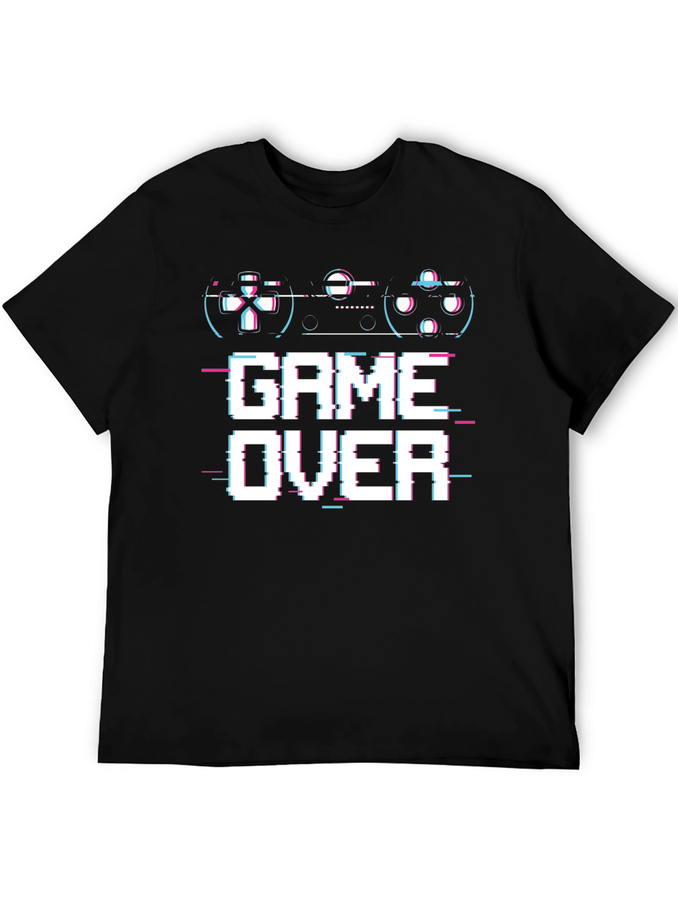Game Over Glitch T-Shirt - Gamer Style