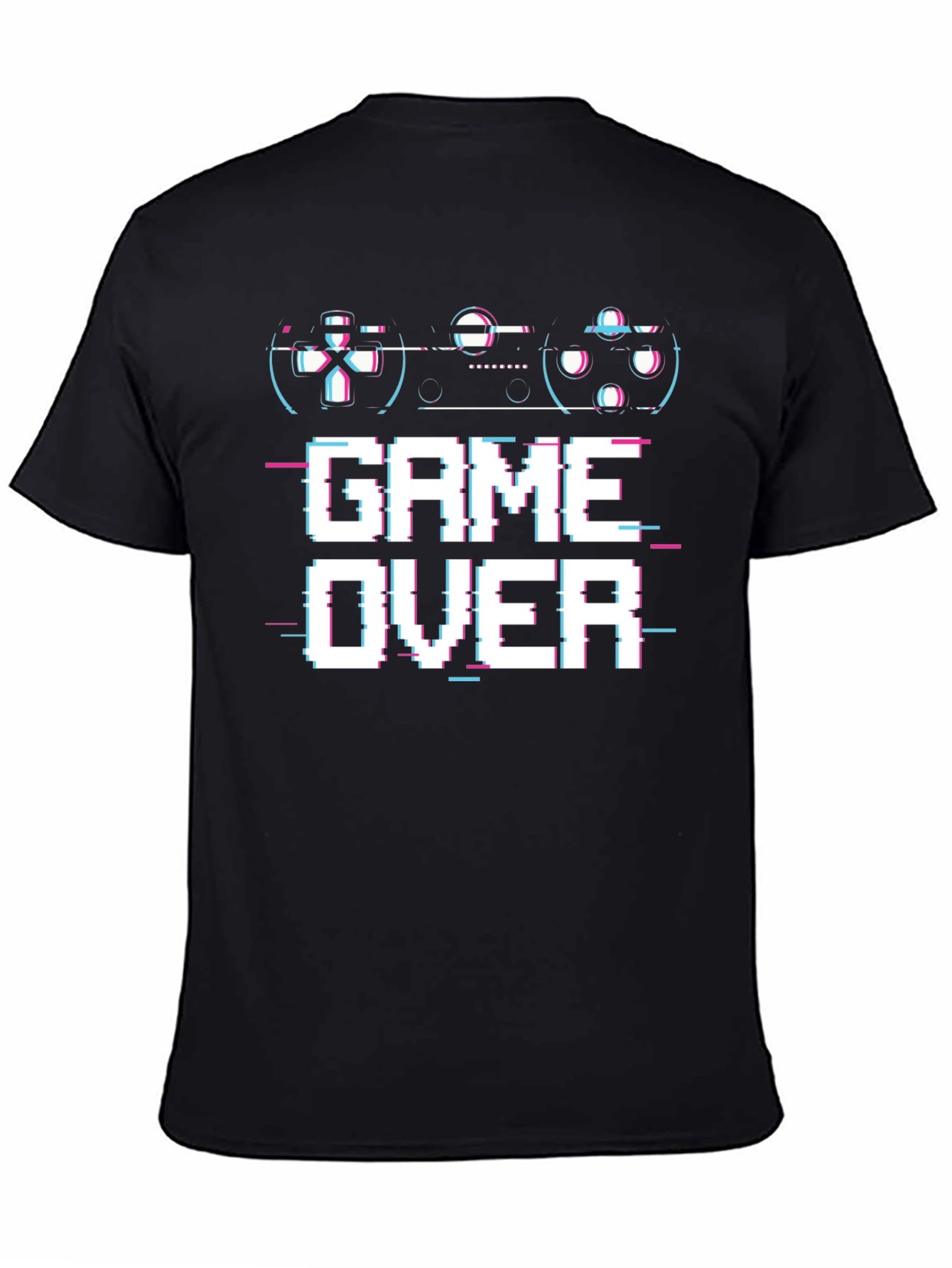 Game Over Glitch T-Shirt - Gamer Style