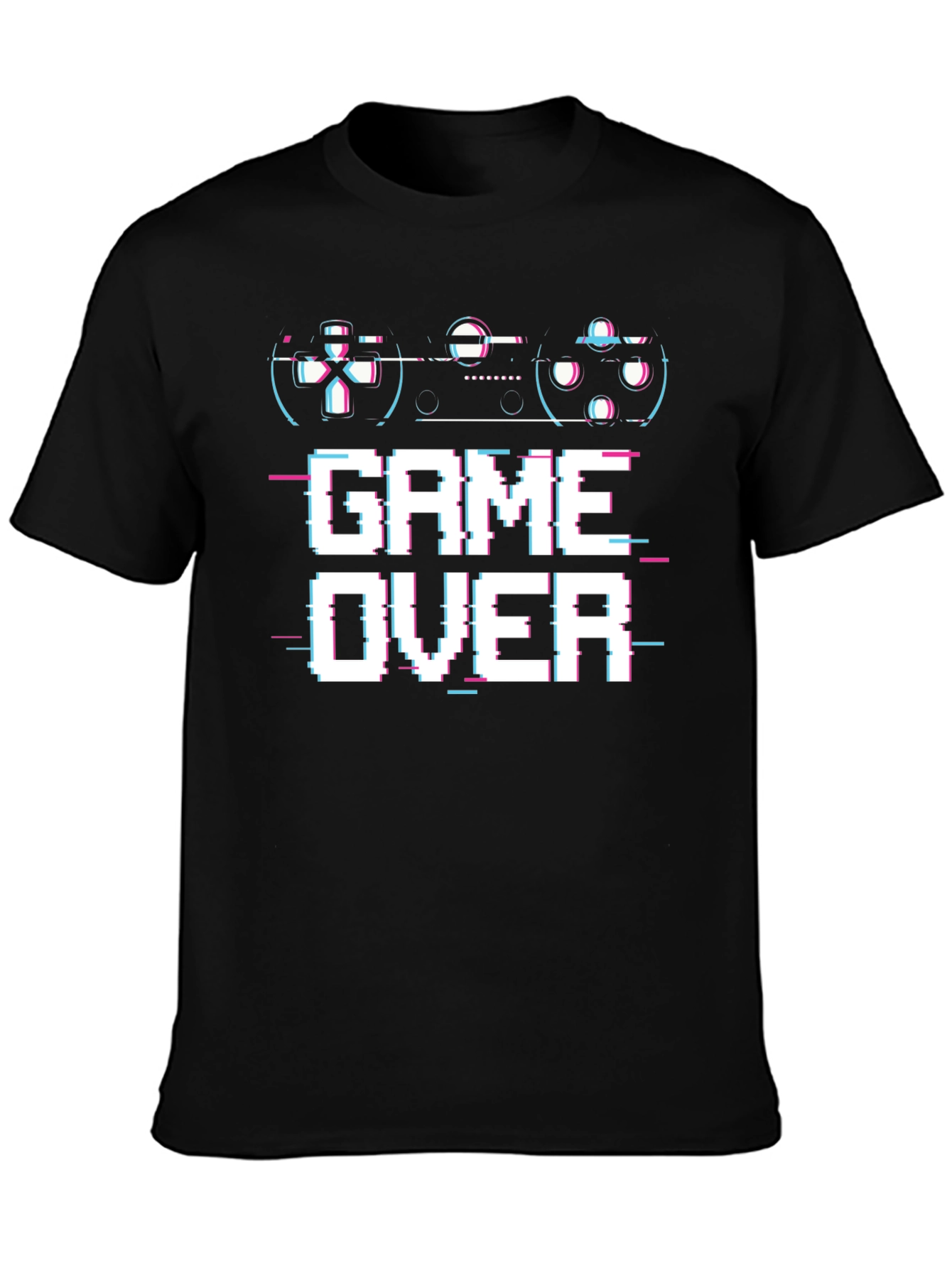 Game Over Glitch T-Shirt - Gamer Style