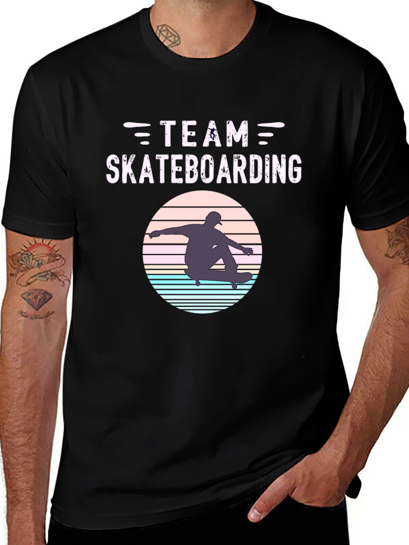 Team Skateboarding Graphic T-Shirt