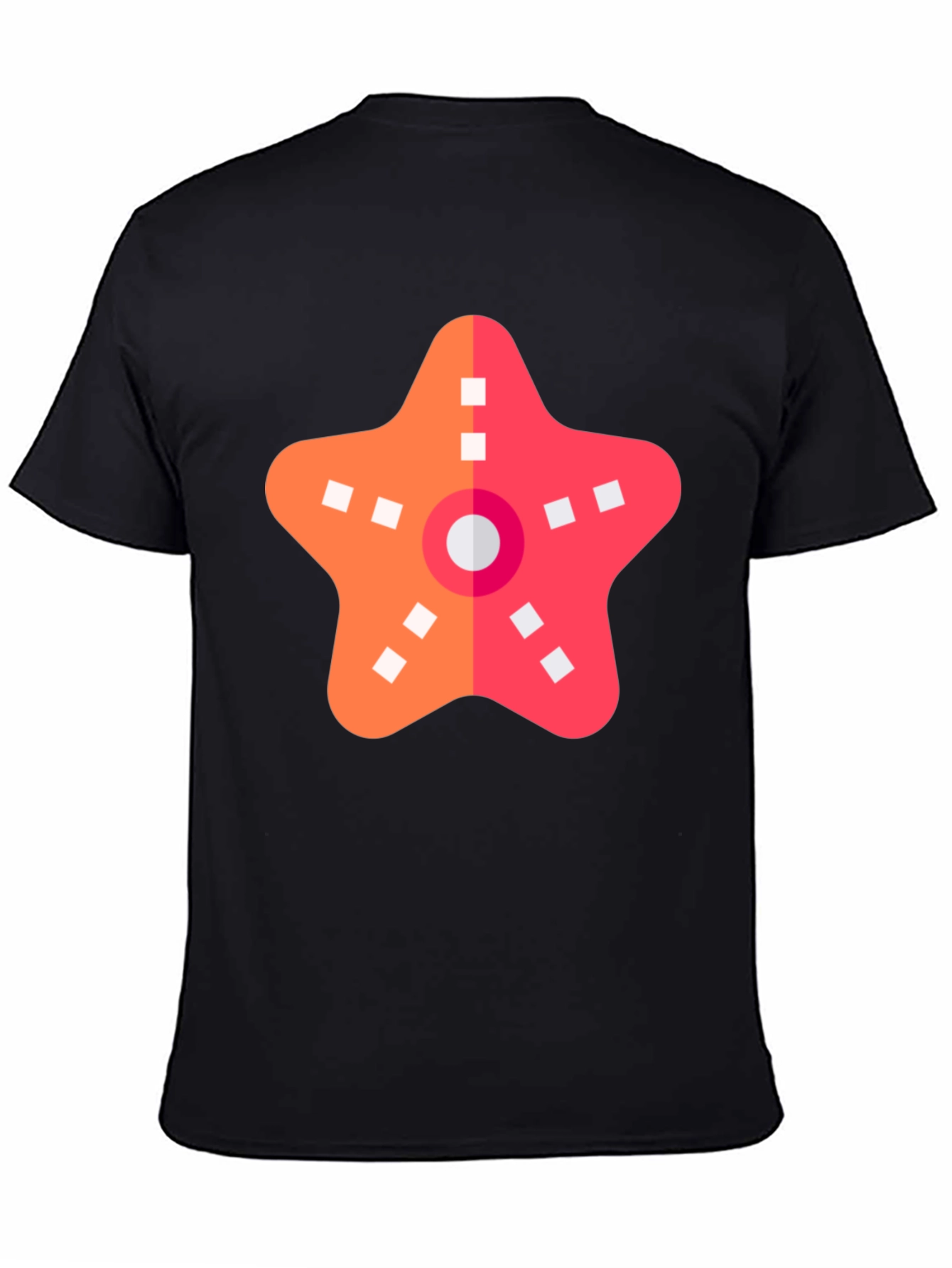 Starfish Graphic Black T-Shirt - Coastal Casual