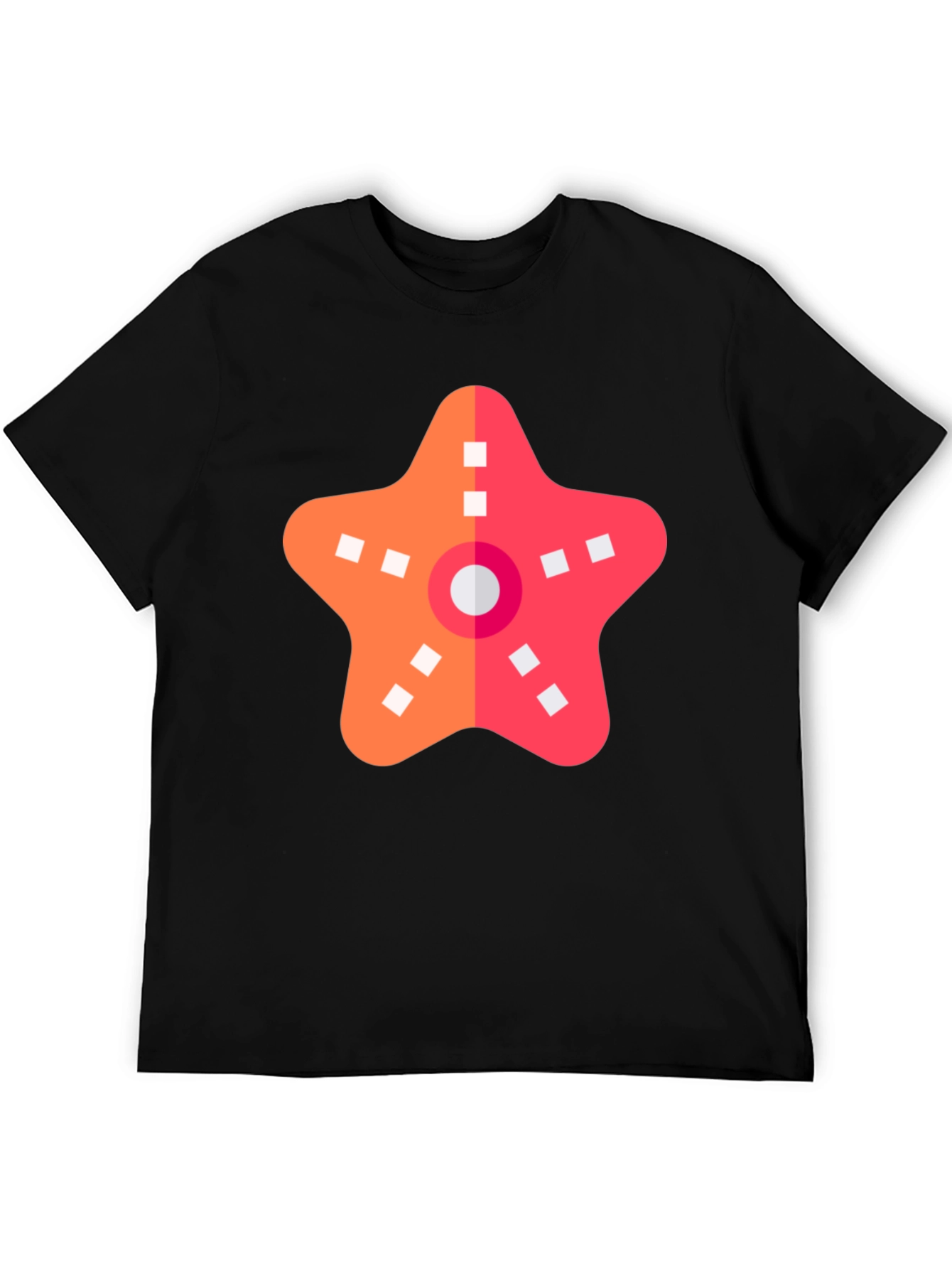 Starfish Graphic Black T-Shirt - Coastal Casual
