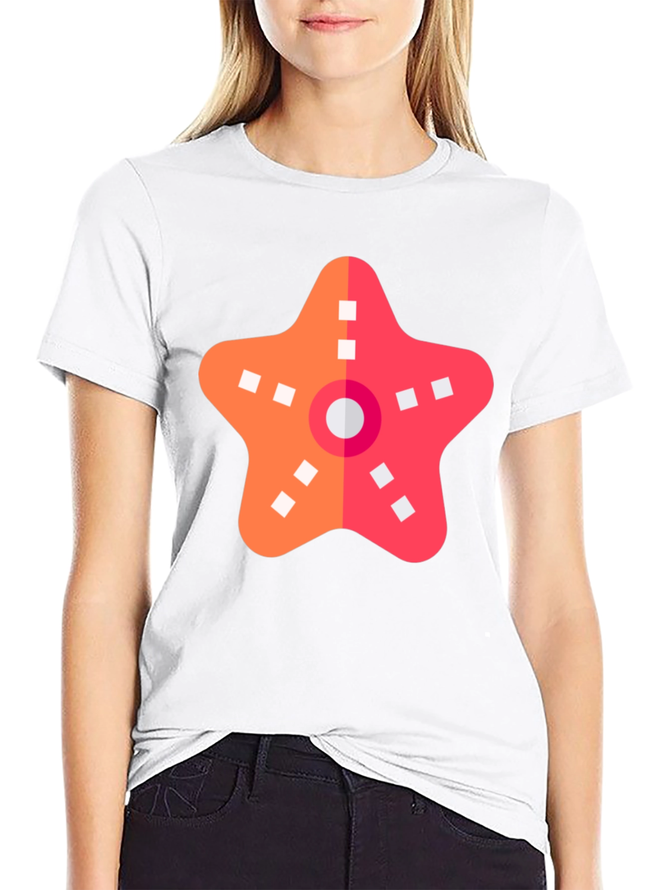 Starfish Graphic Black T-Shirt - Coastal Casual