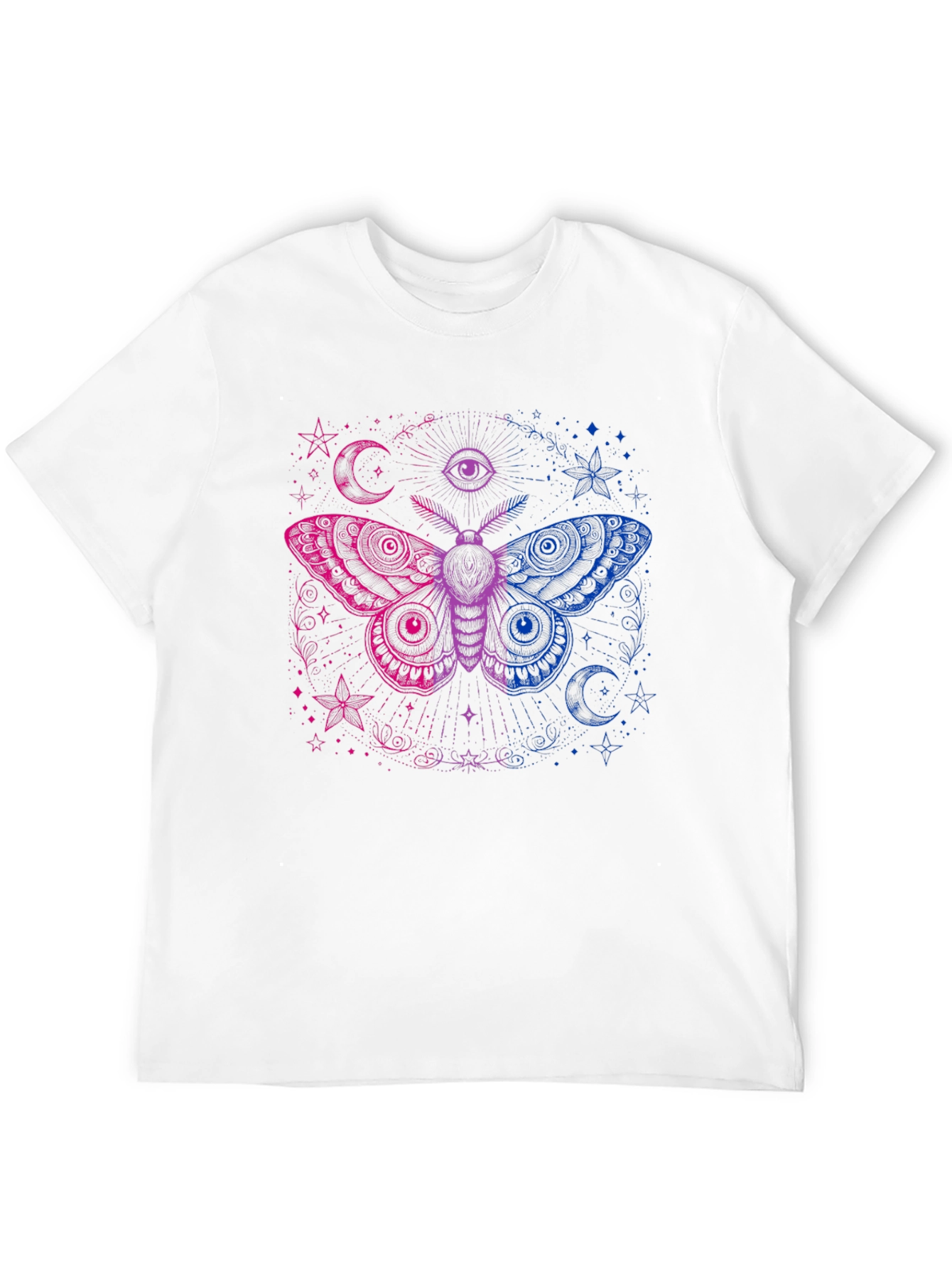 Bisexual Pride Moth Graphic T-Shirt