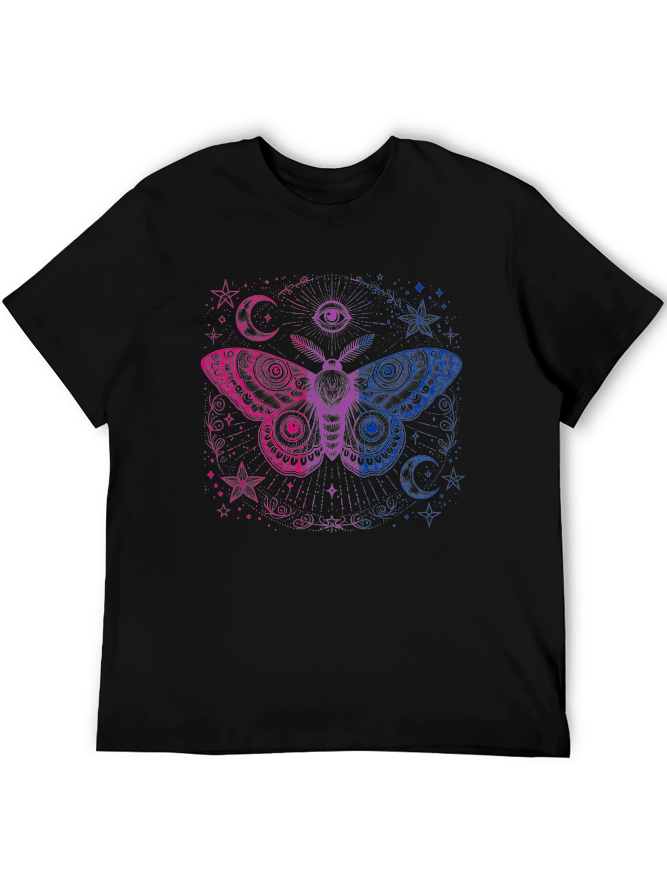 Bisexual Pride Moth Graphic T-Shirt