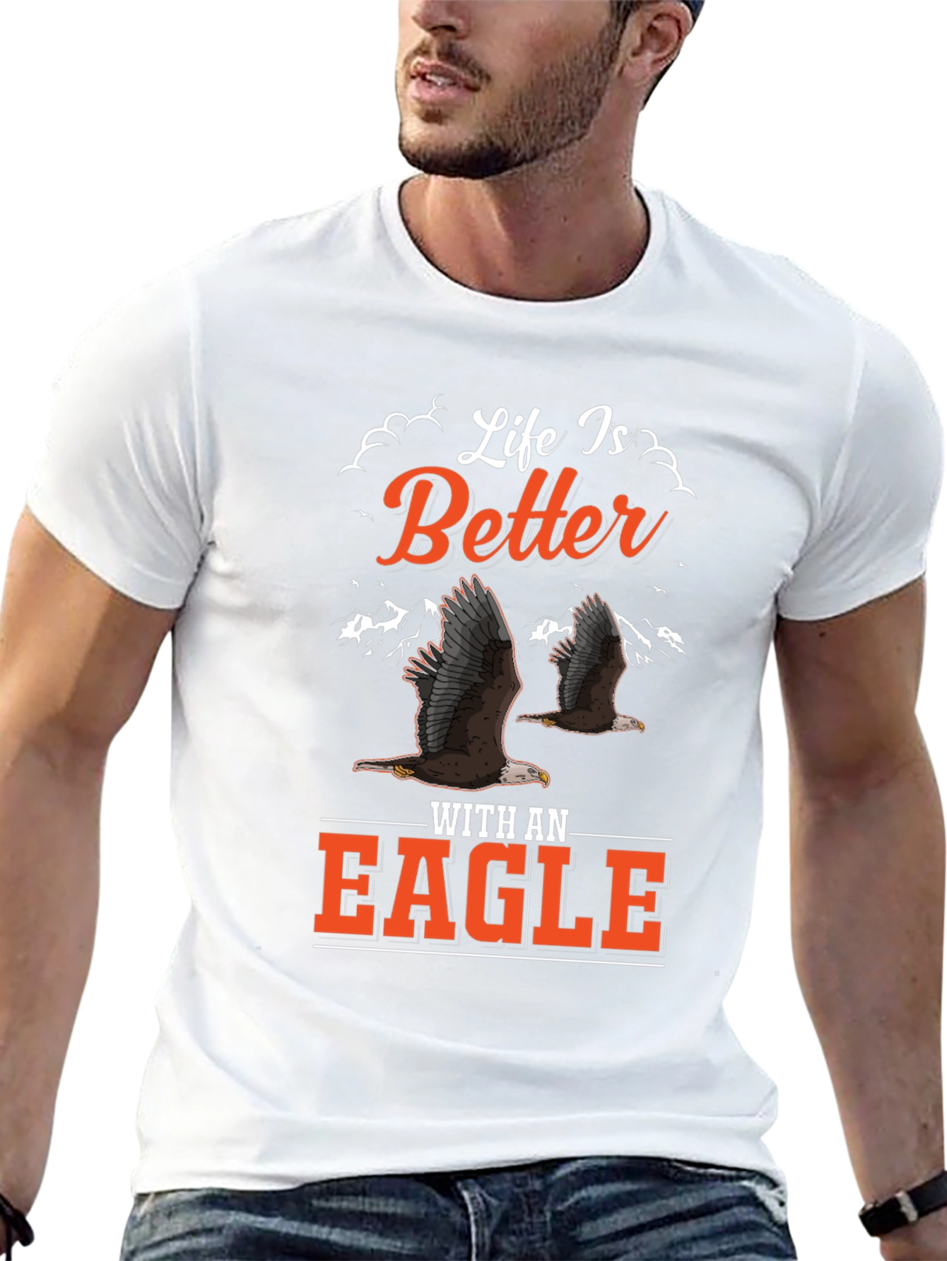 Life is Better with an Eagle Graphic T-Shirt