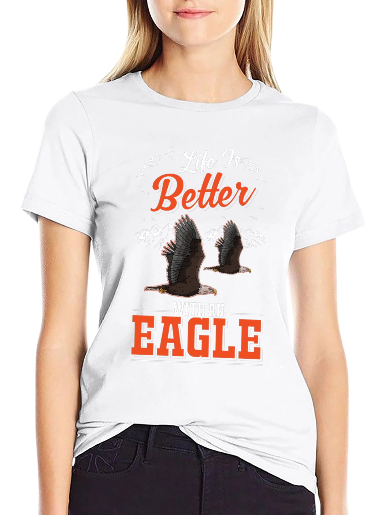 Life is Better with an Eagle Graphic T-Shirt
