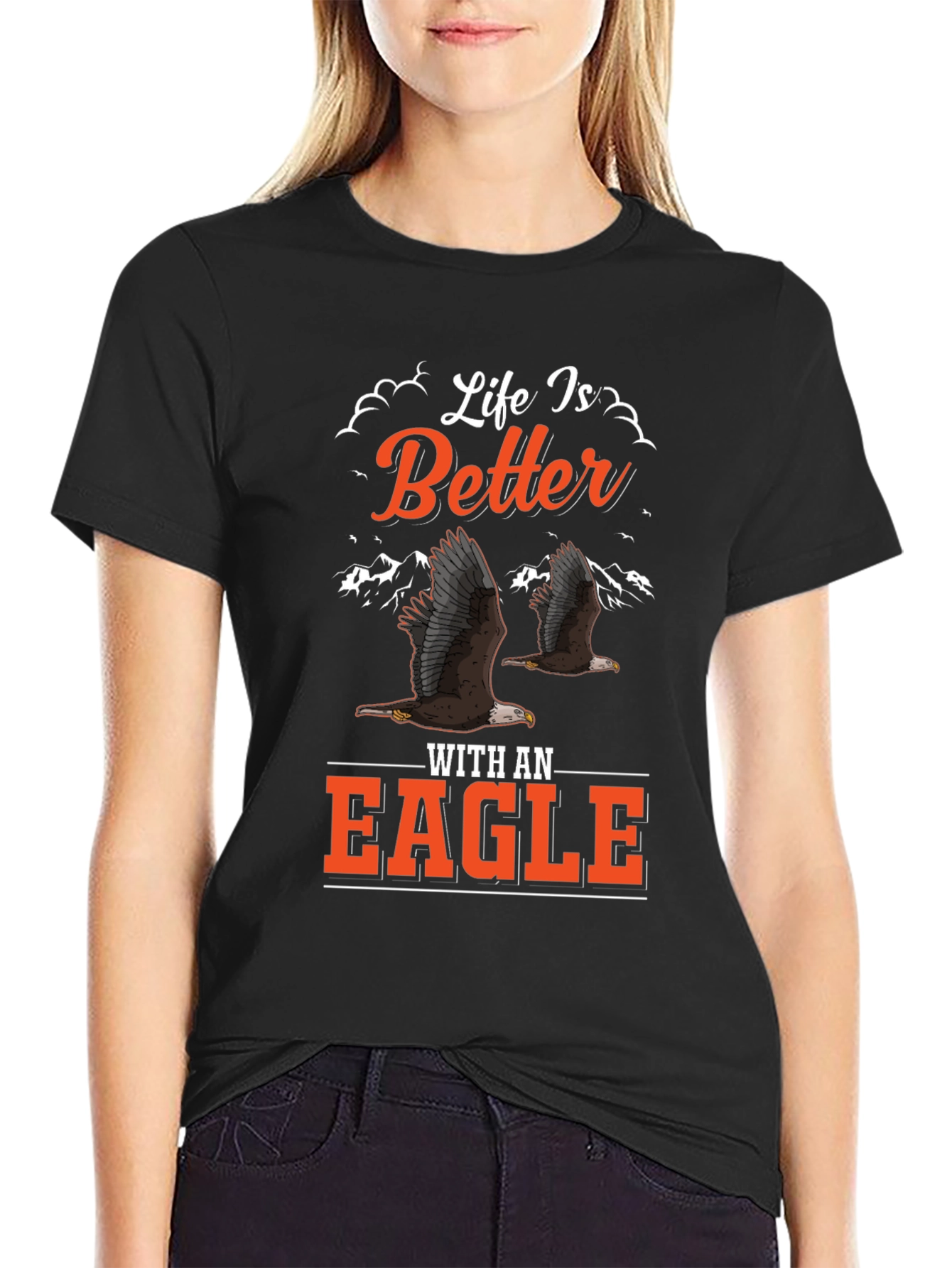 Life is Better with an Eagle Graphic T-Shirt