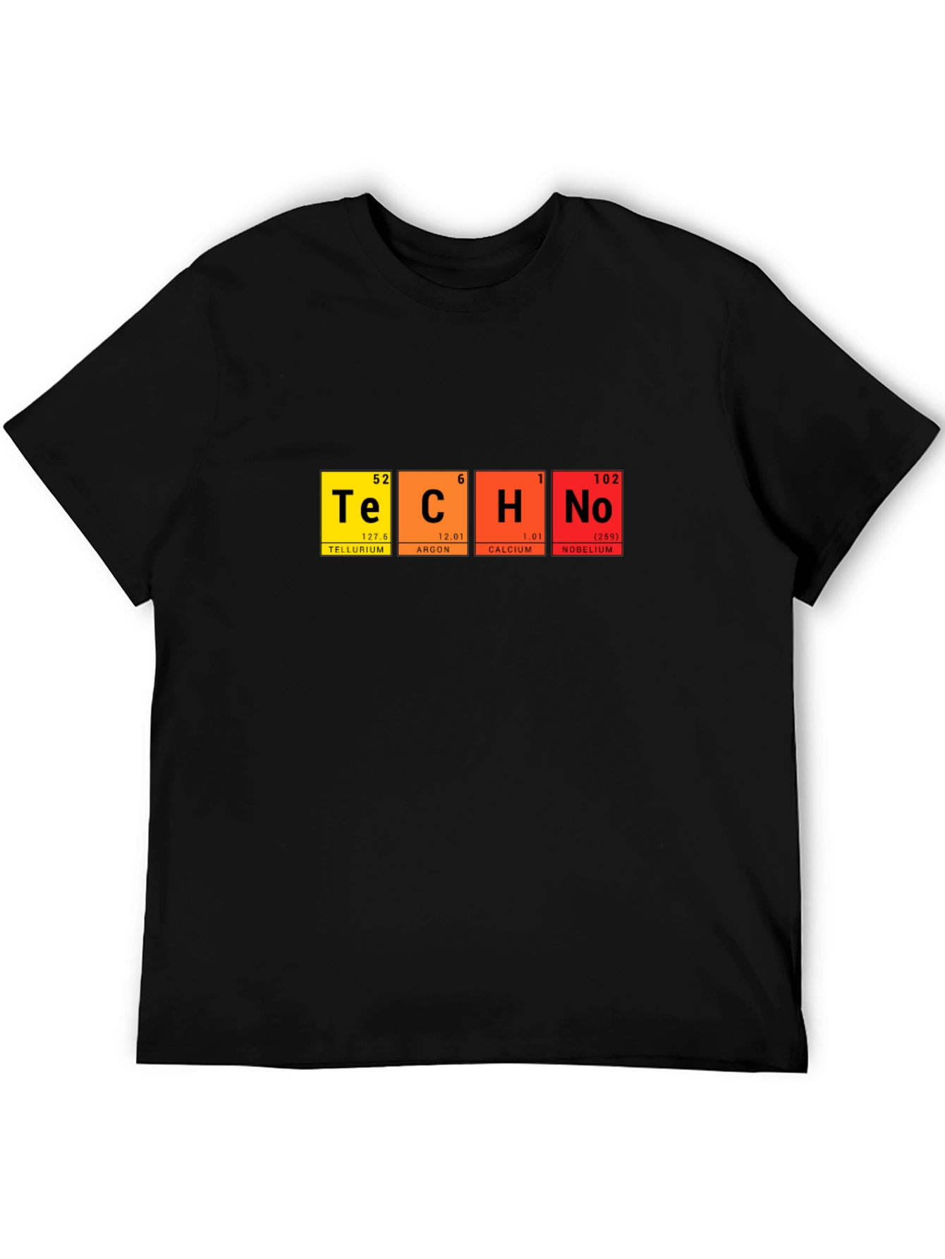 Techno Periodic Table T-Shirt - Science & Music Fusion