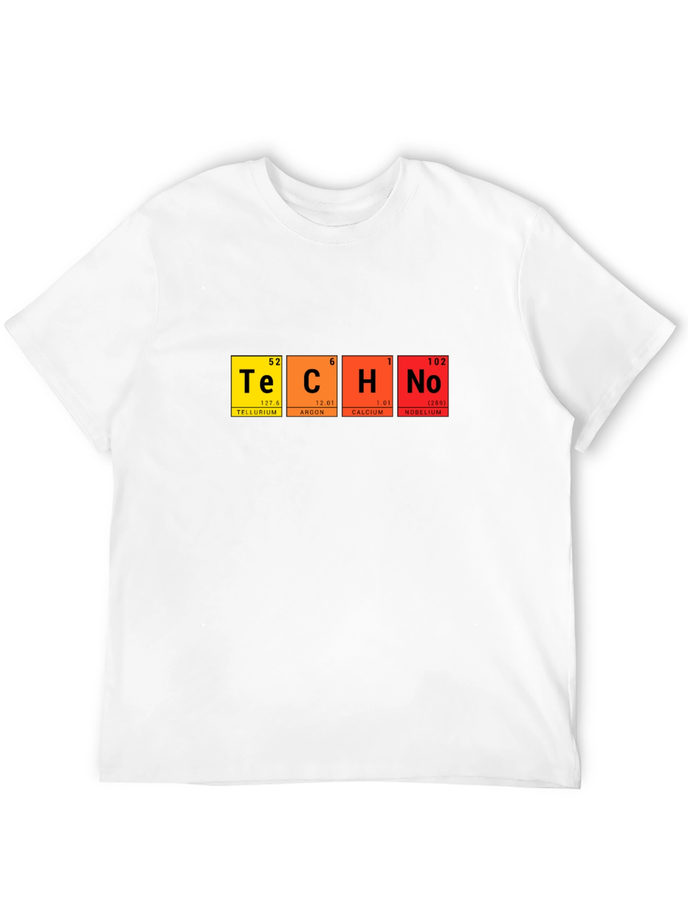 Techno Periodic Table T-Shirt - Science & Music Fusion