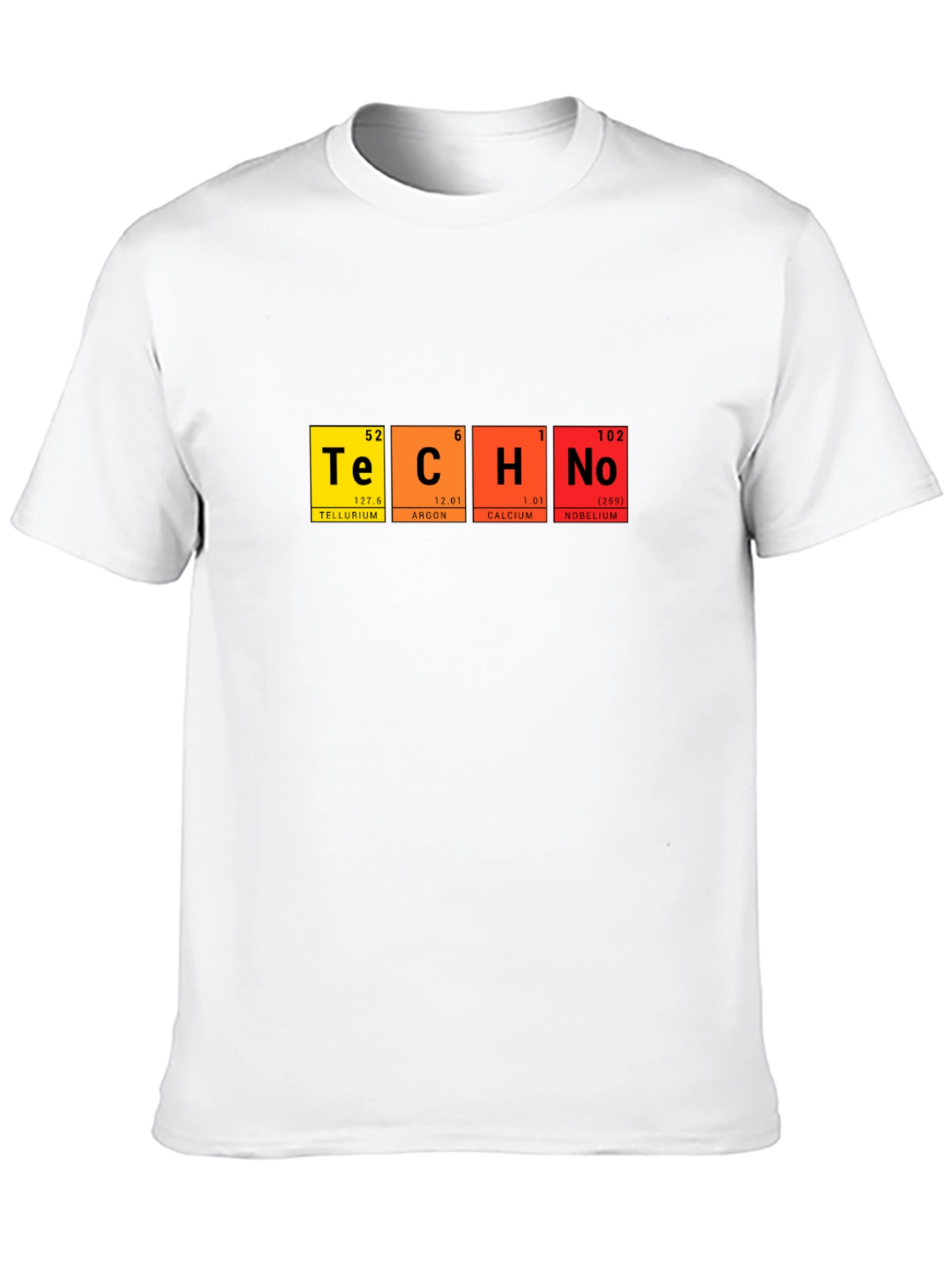 Techno Periodic Table T-Shirt - Science & Music Fusion