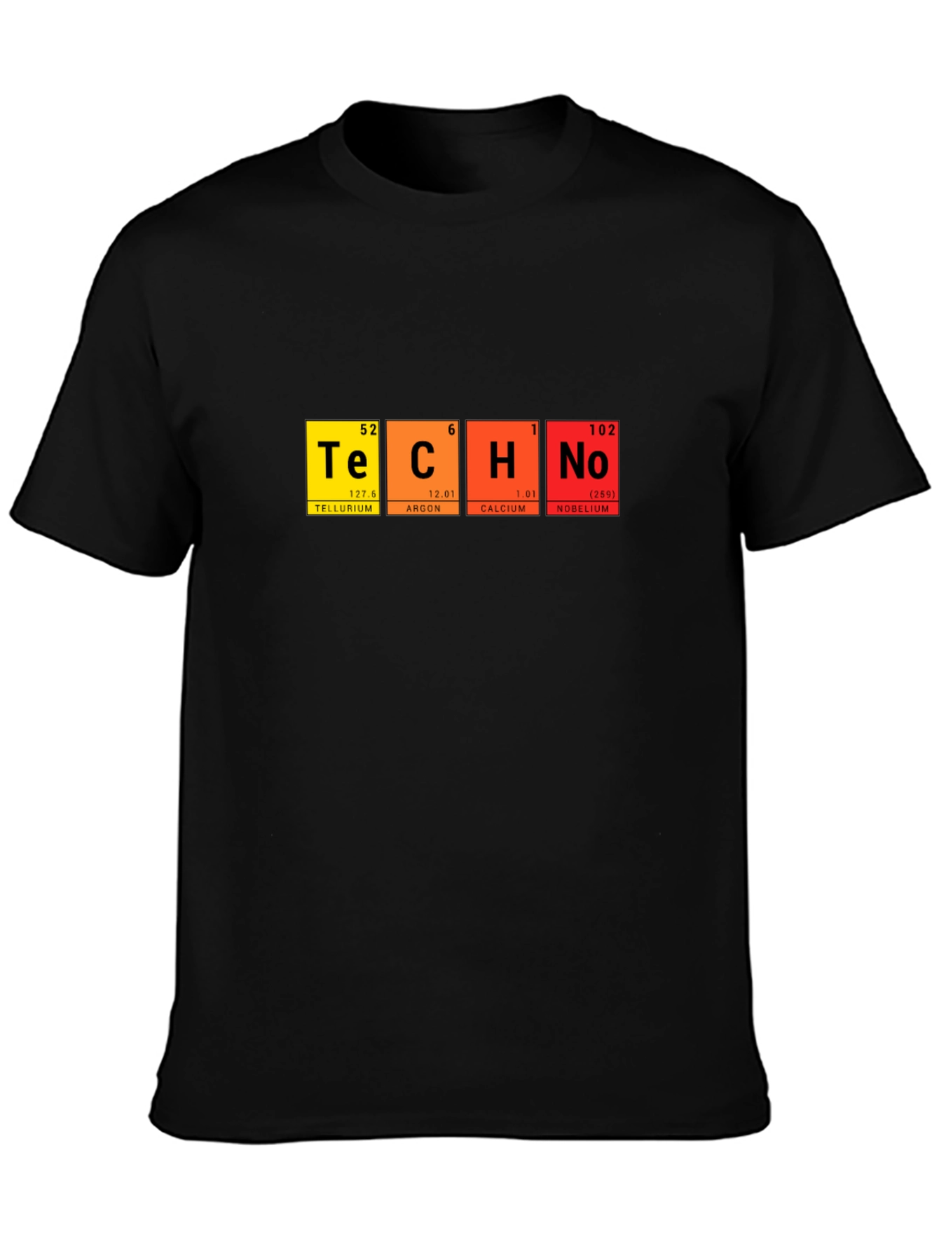 Techno Periodic Table T-Shirt - Science & Music Fusion