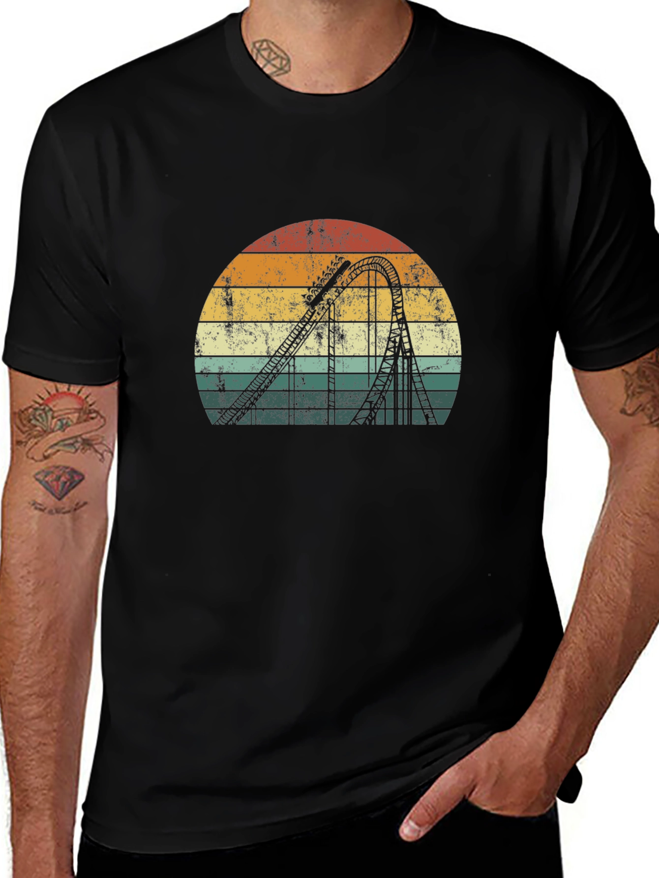 Retro Rollercoaster Ride T-Shirt