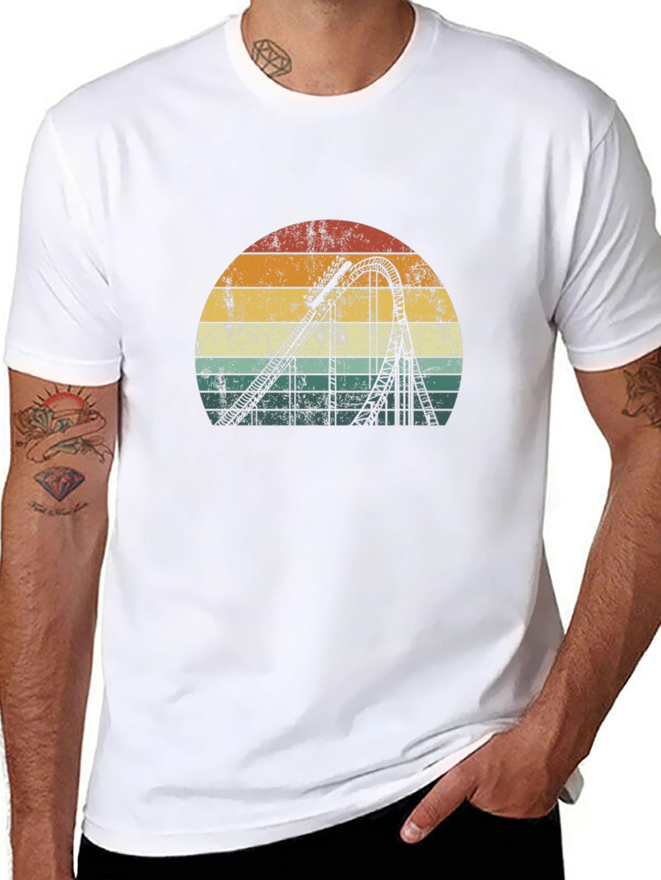 Retro Rollercoaster Ride T-Shirt
