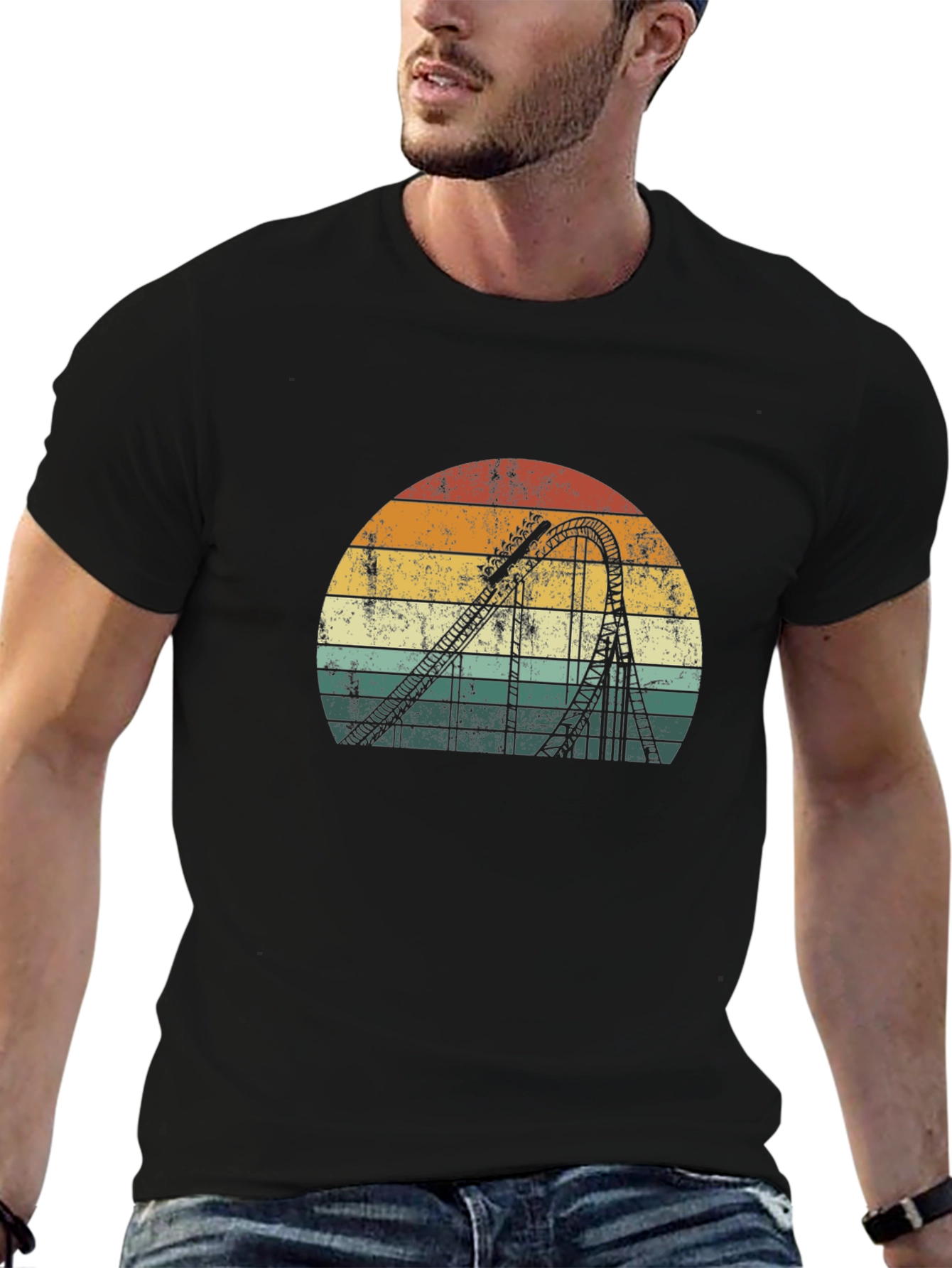 Retro Rollercoaster Ride T-Shirt