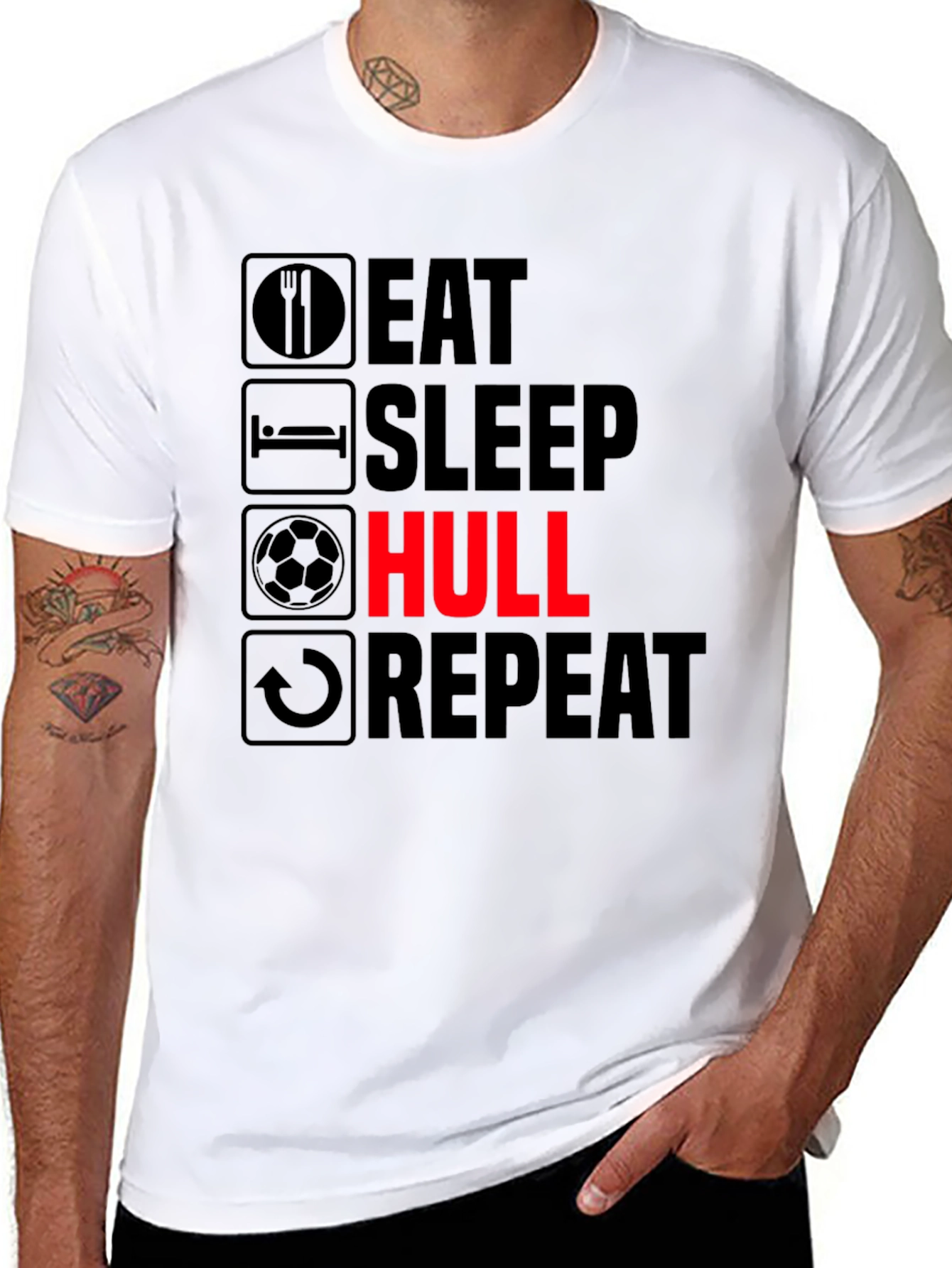 Eat Sleep Hull Repeat T-Shirt