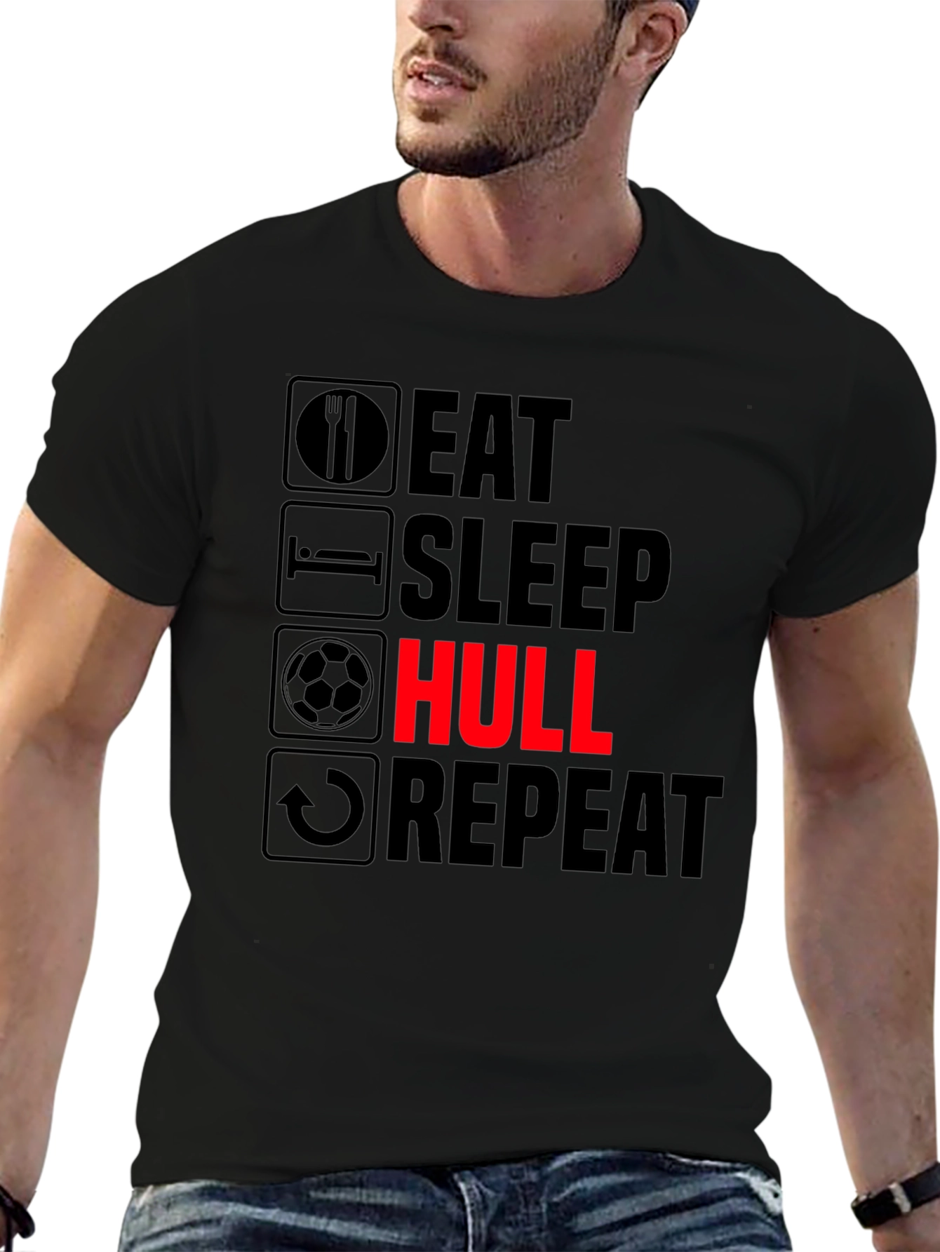 Eat Sleep Hull Repeat T-Shirt