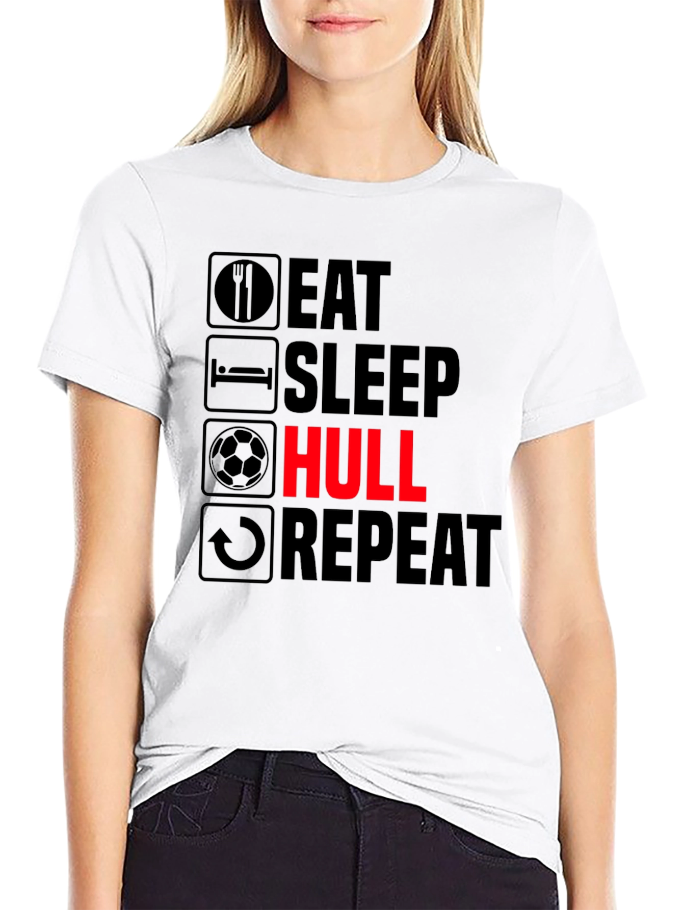 Eat Sleep Hull Repeat T-Shirt