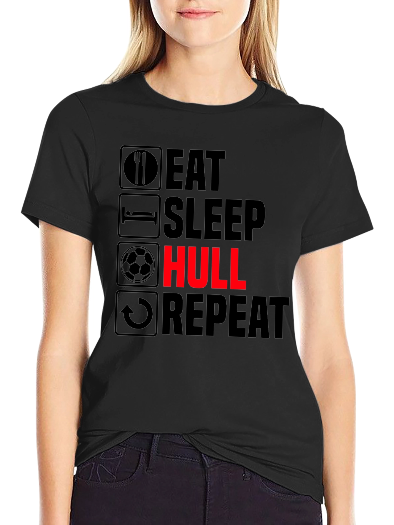 Eat Sleep Hull Repeat T-Shirt