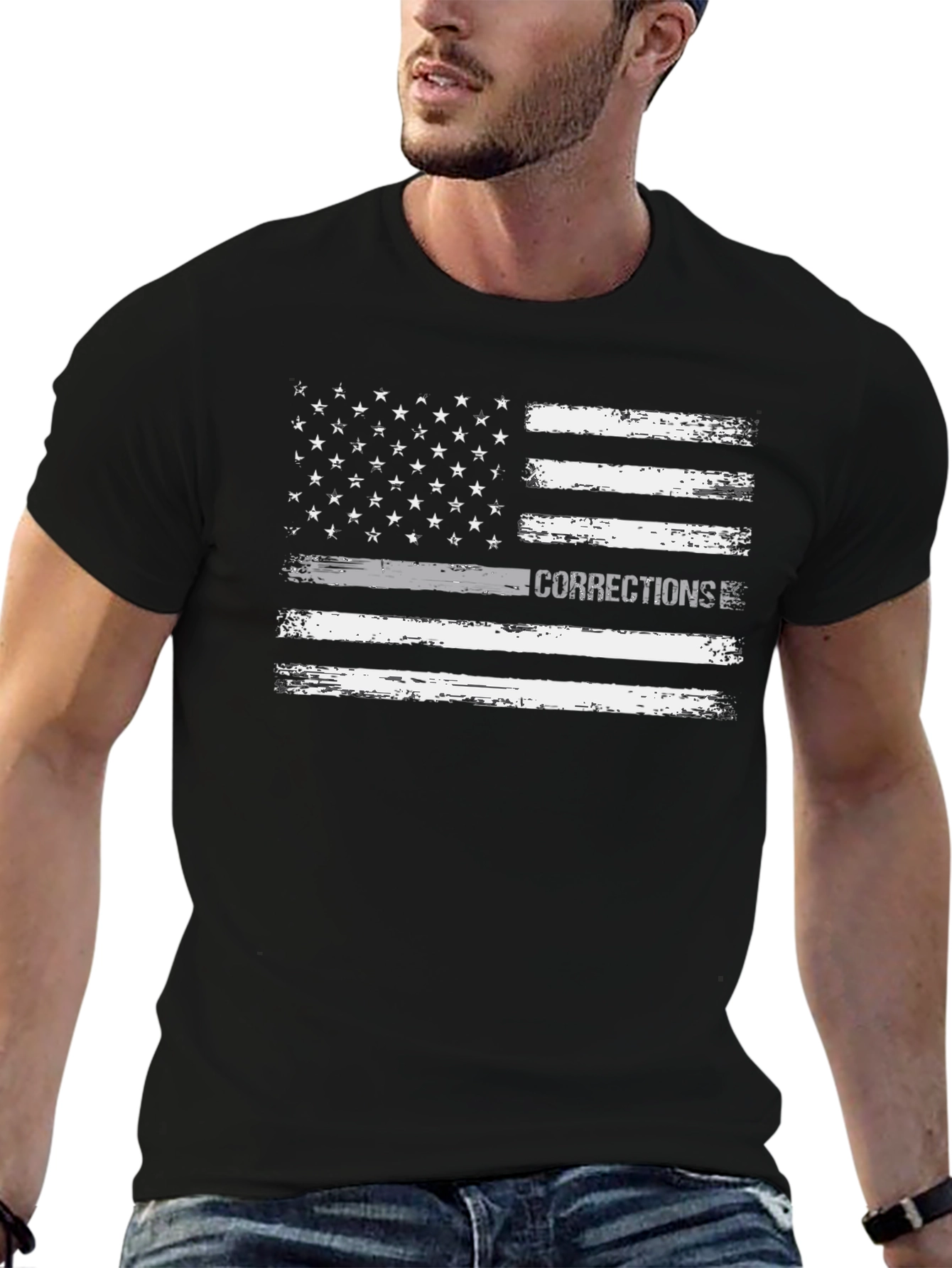 Corrections American Flag T-Shirt
