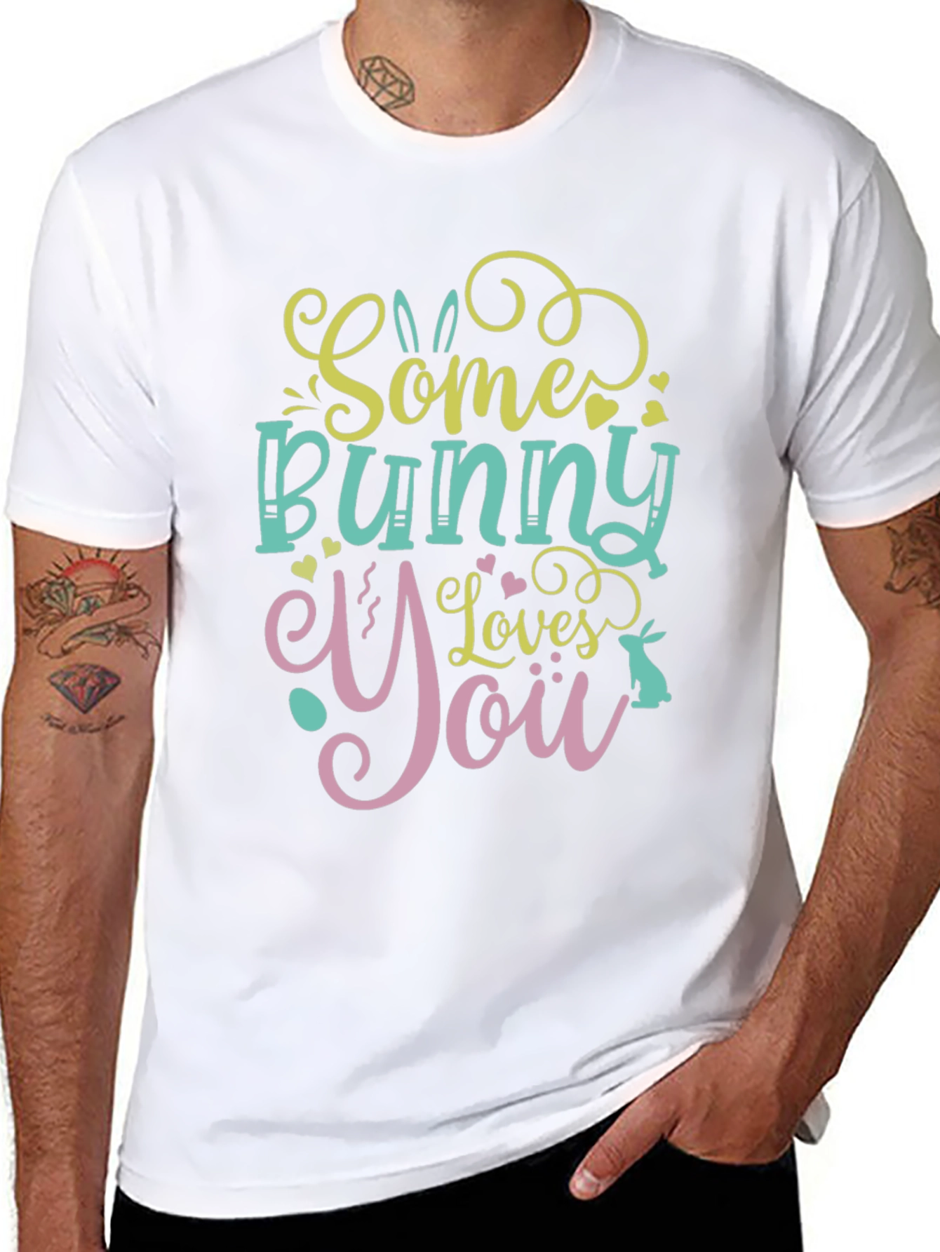 Some Bunny Loves You - Graphic T-Shirt