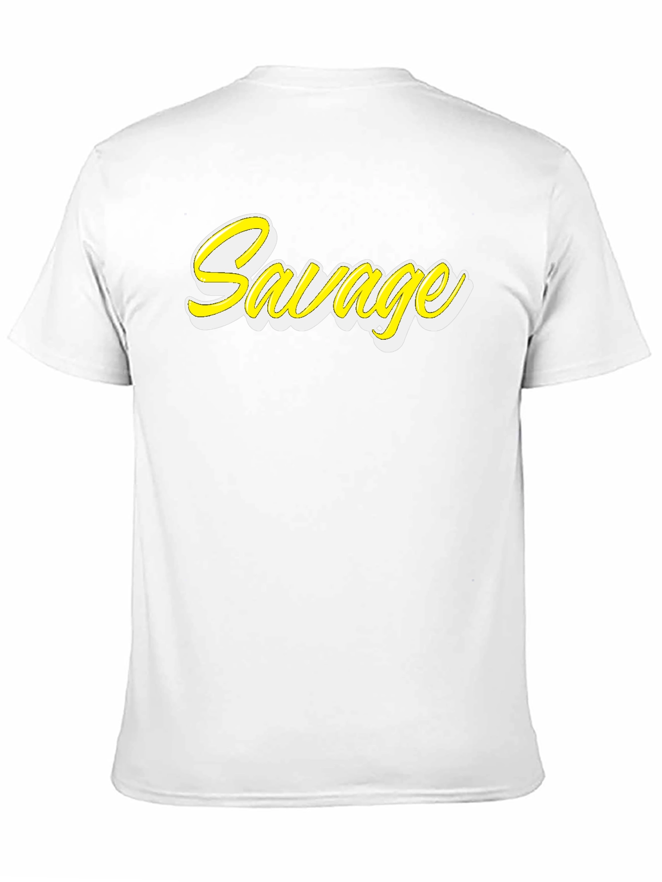 Savage Graphic T-Shirt - Black Crew Neck Tee