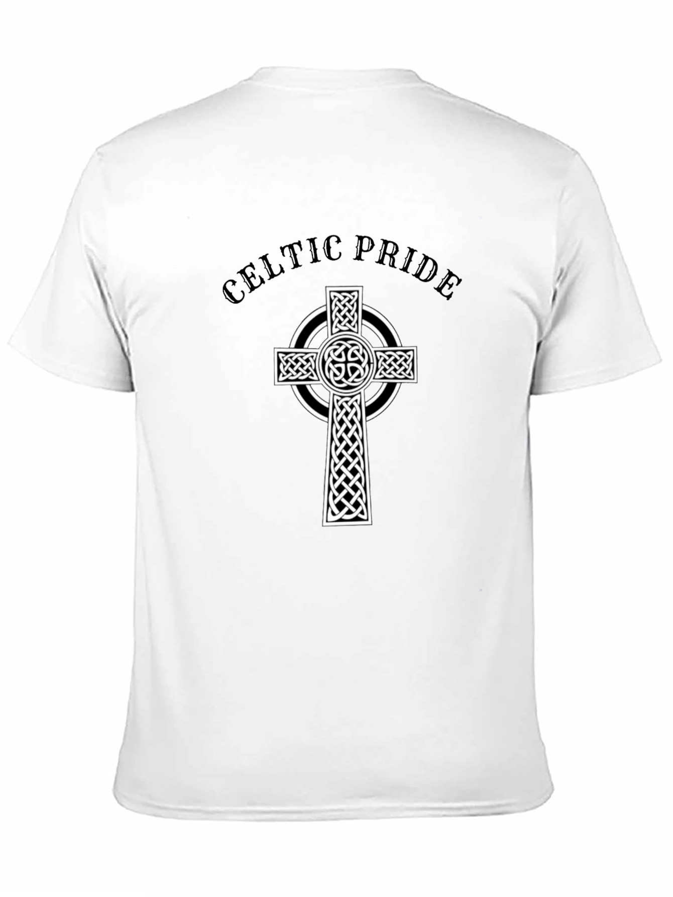 Celtic Pride Graphic Tee - Black Cotton Blend
