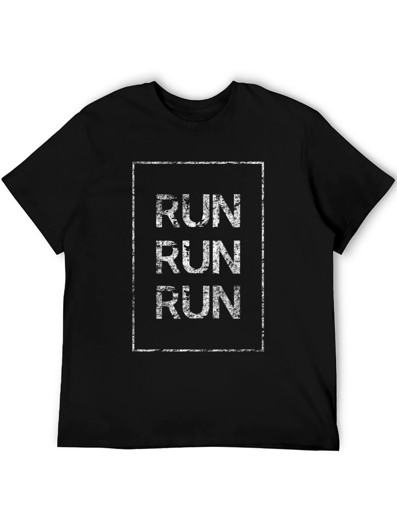 Run Text Graphic Tee