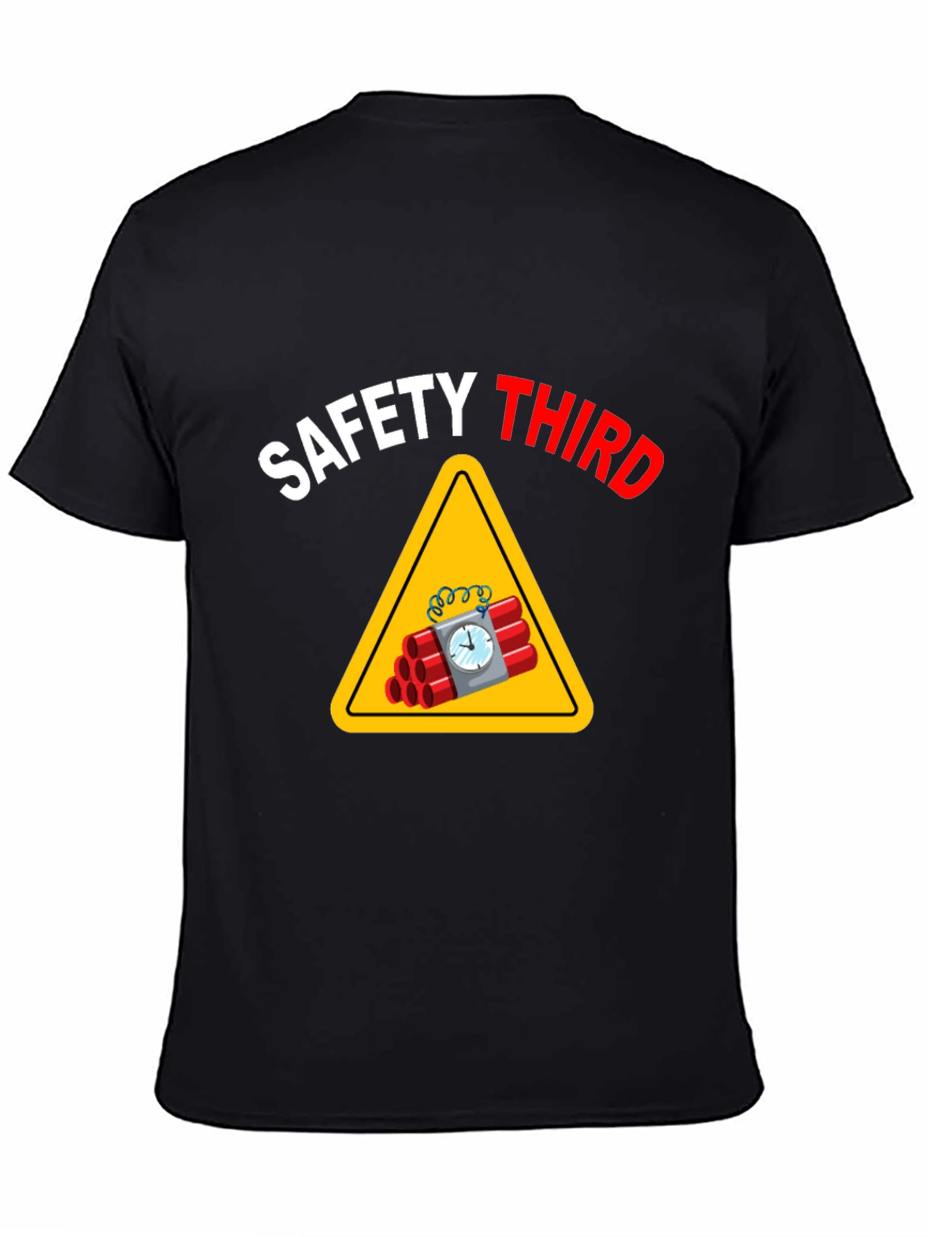 Safety Third T-Shirt - Funny Graphic Tee