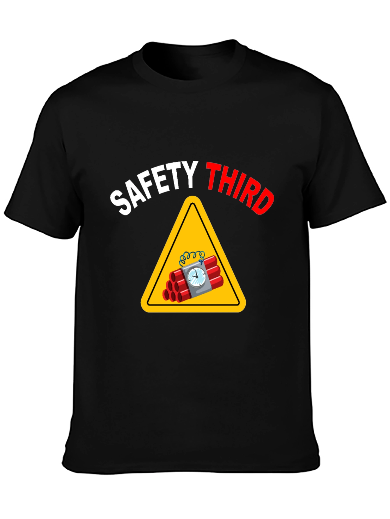 Safety Third T-Shirt - Funny Graphic Tee