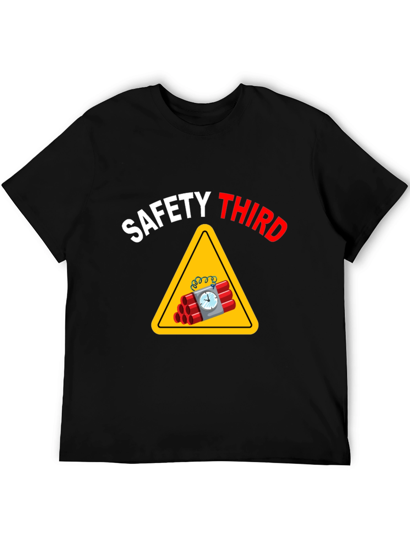 Safety Third T-Shirt - Funny Graphic Tee