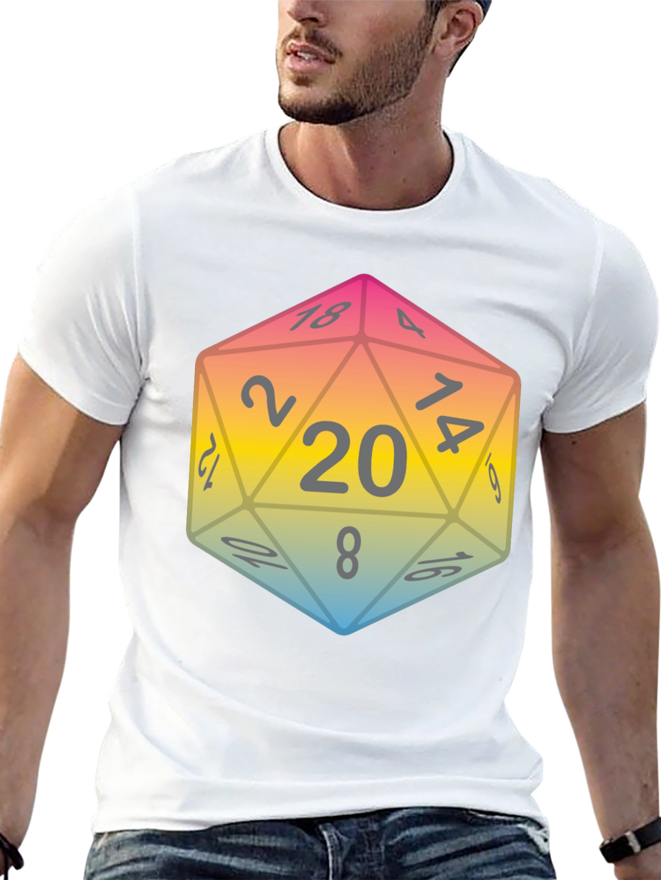 D20 Dice T-Shirt - Roll for Style!