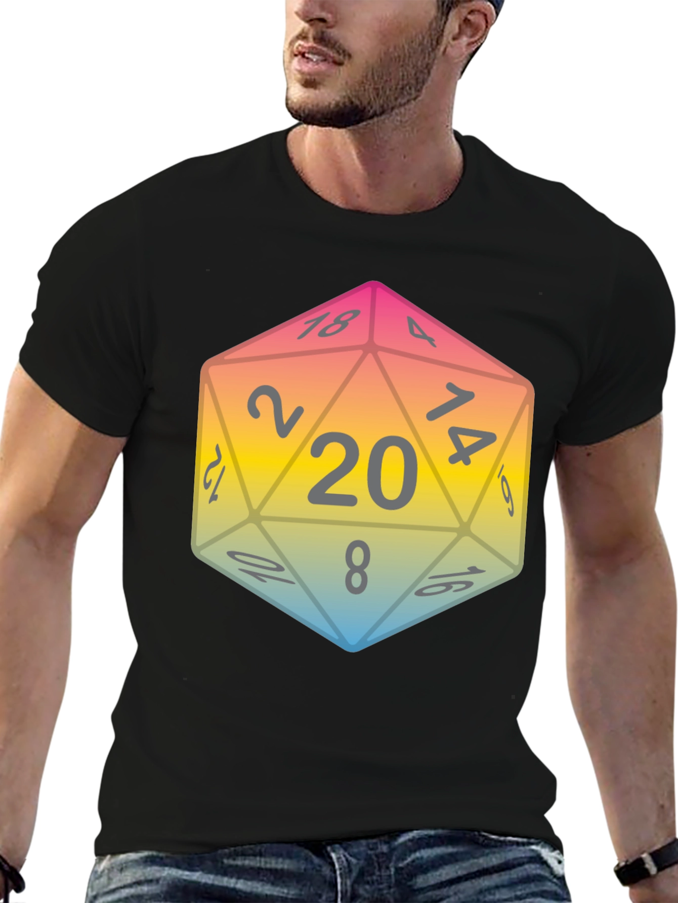 D20 Dice T-Shirt - Roll for Style!