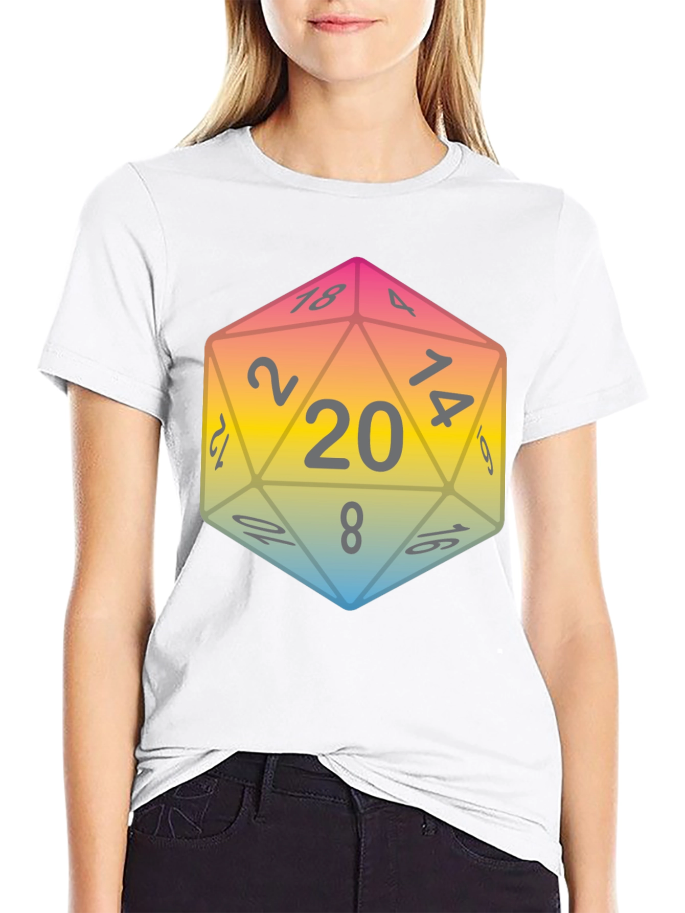 D20 Dice T-Shirt - Roll for Style!