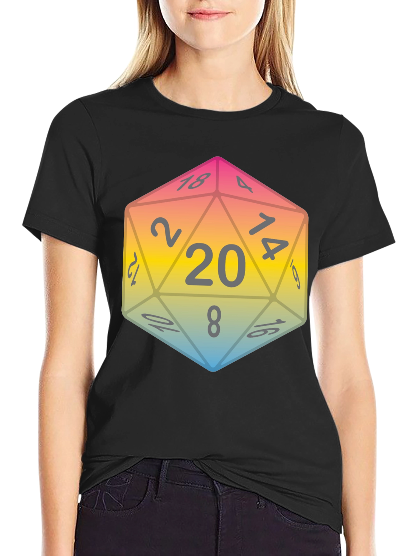 D20 Dice T-Shirt - Roll for Style!