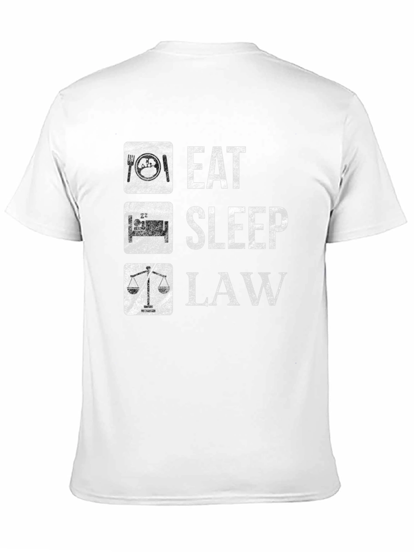 Eat Sleep Law Black T-Shirt