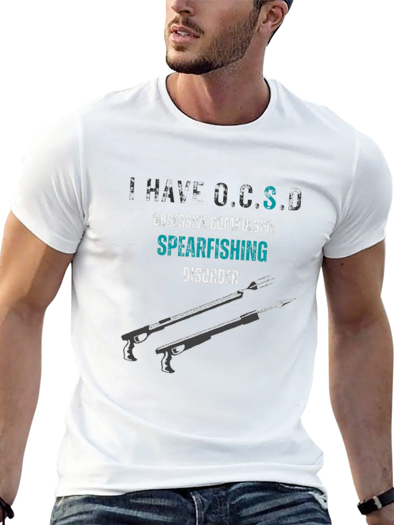 Spearfishing Obsessive Compulsive Disorder T-Shirt