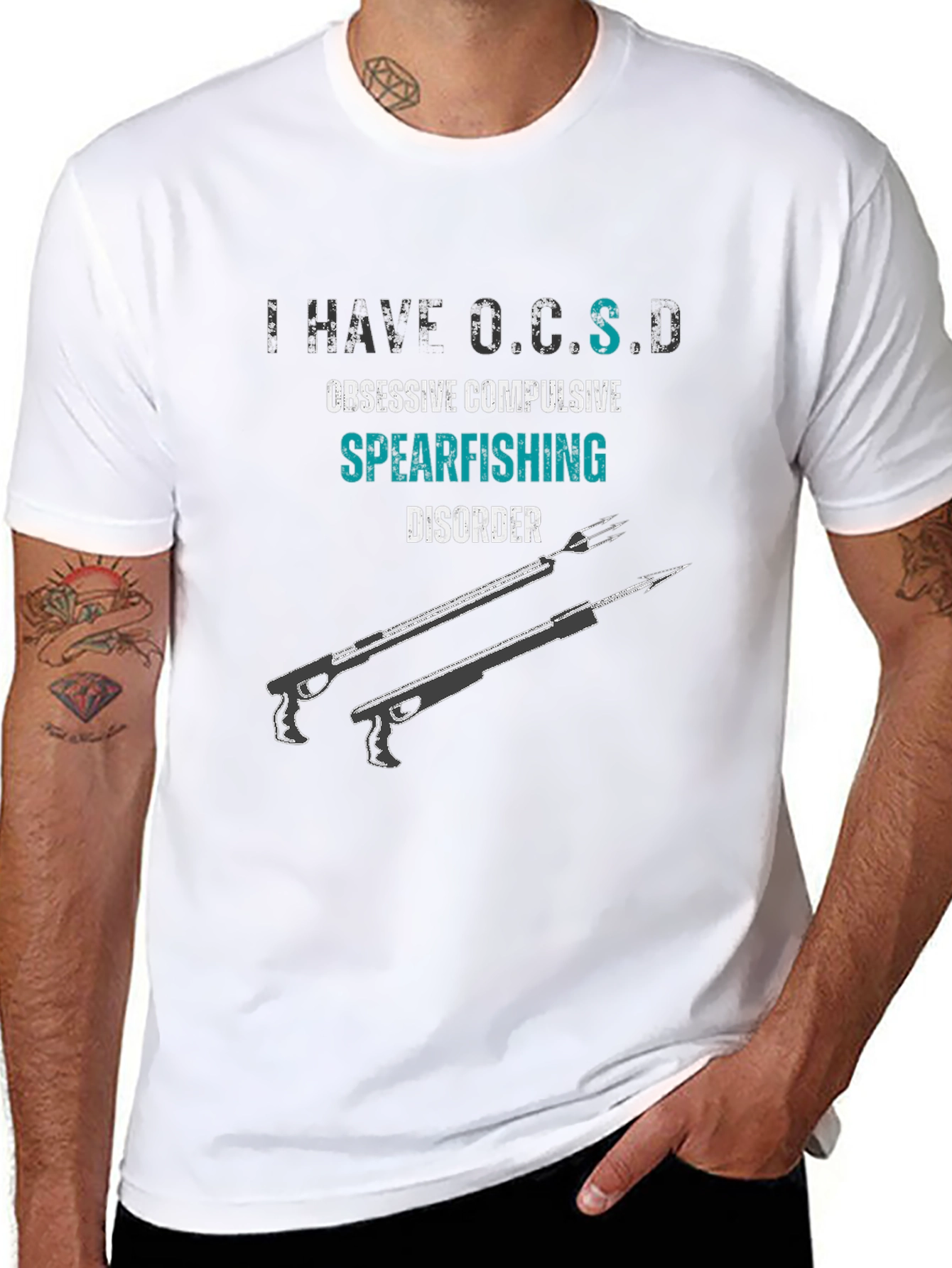 Spearfishing Obsessive Compulsive Disorder T-Shirt