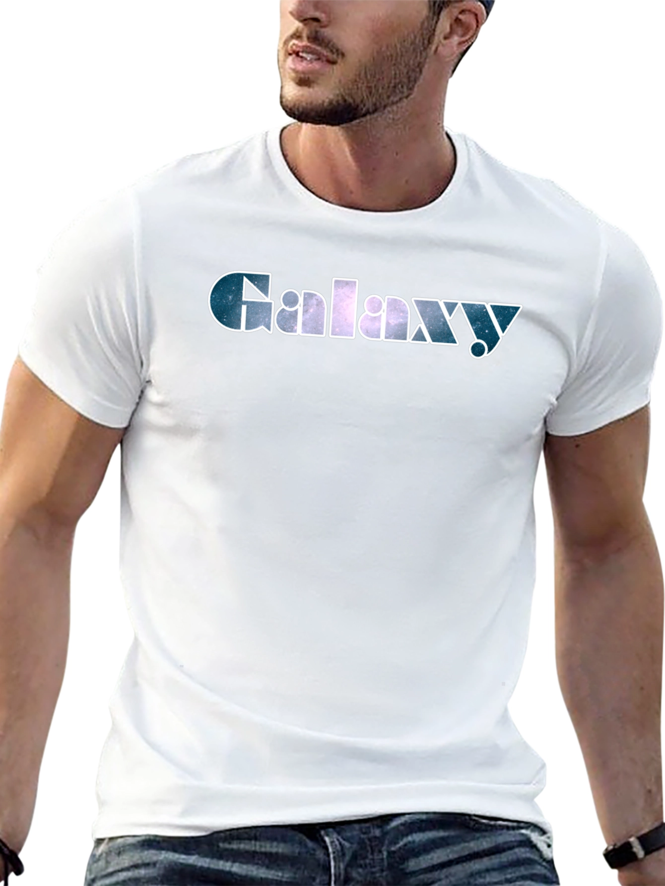 Galaxy Graphic T-Shirt - Stylish Cotton Blend Tee
