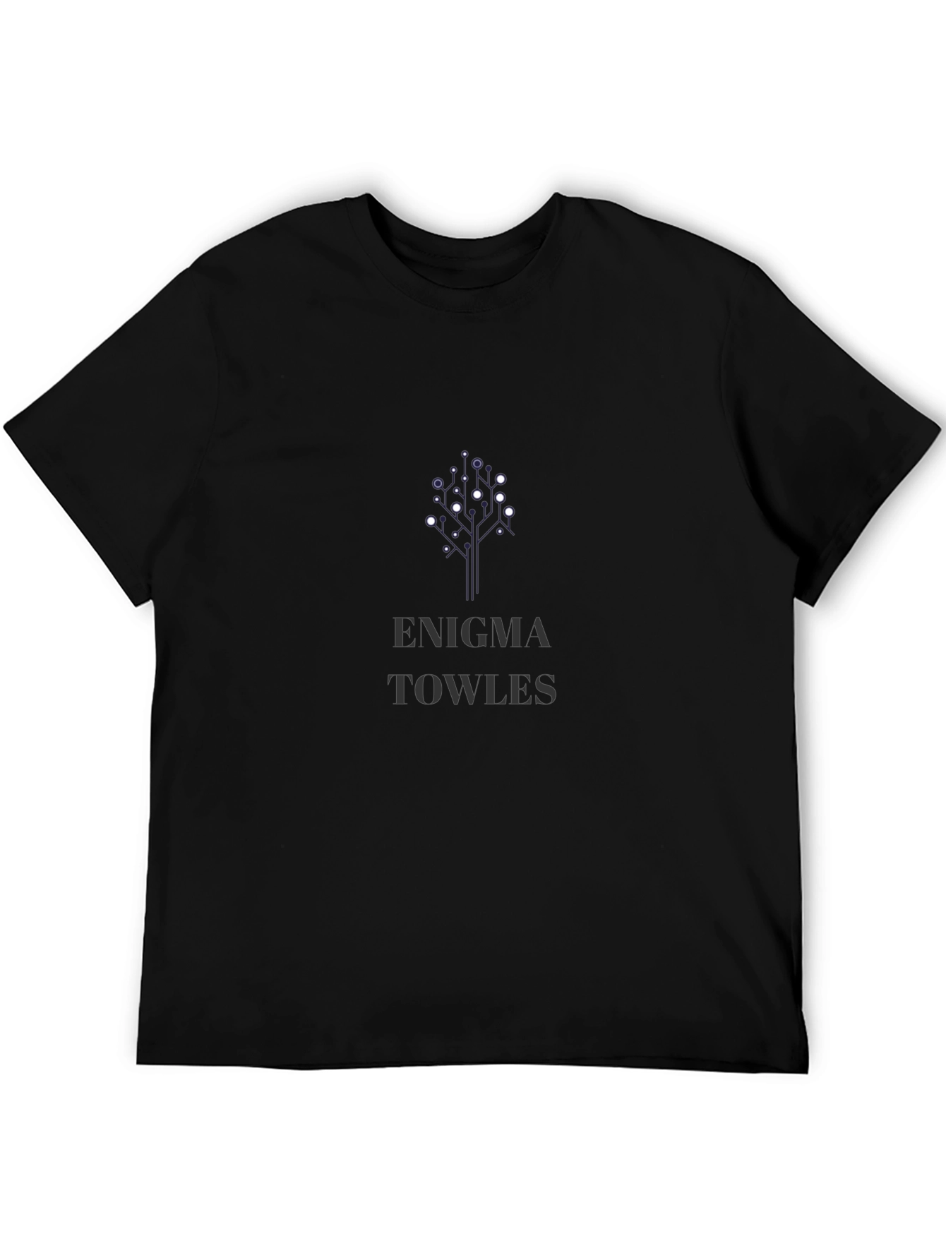 Enigma Towles Graphic Print Black T-Shirt