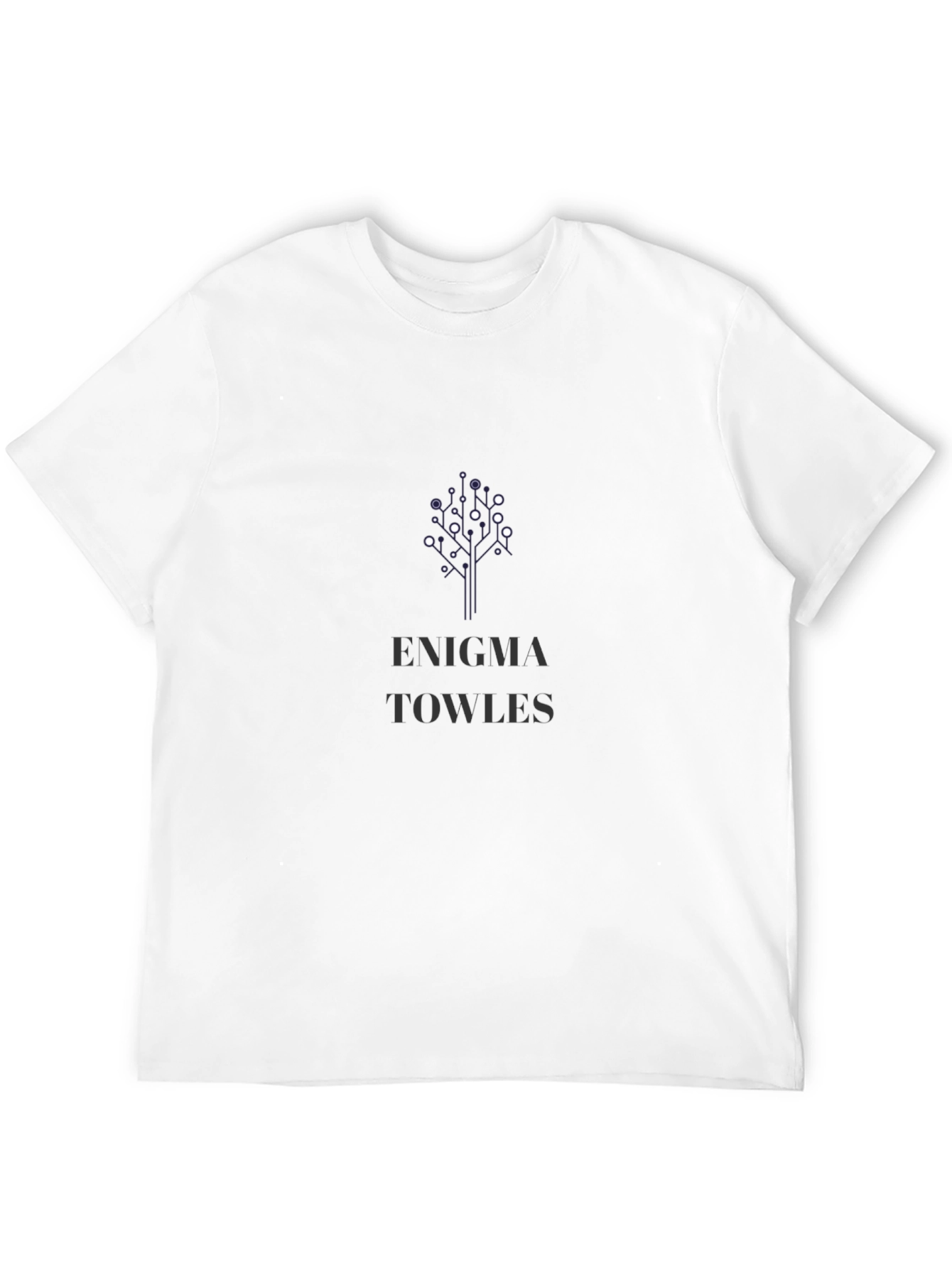 Enigma Towles Graphic Print Black T-Shirt