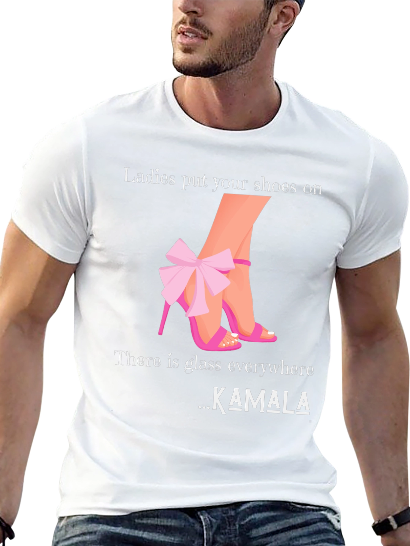 Ladies Put Your Shoes On T-Shirt Kamala Harris
