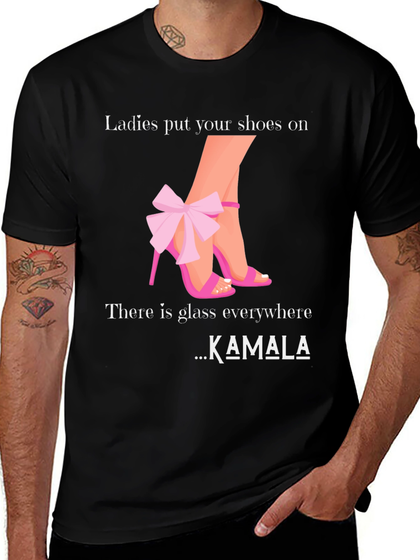 Ladies Put Your Shoes On T-Shirt Kamala Harris