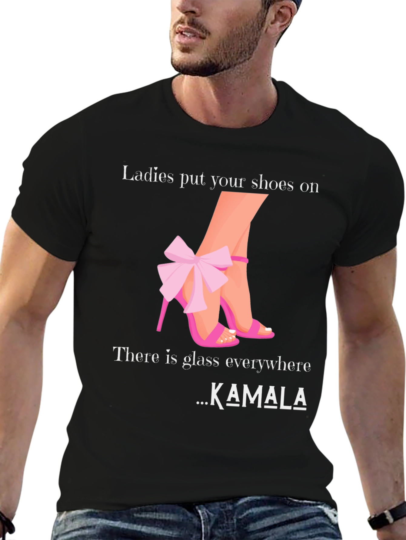 Ladies Put Your Shoes On T-Shirt Kamala Harris