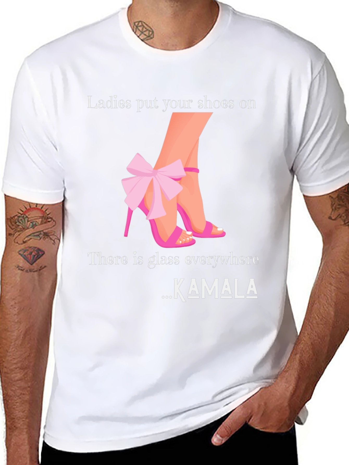 Ladies Put Your Shoes On T-Shirt Kamala Harris