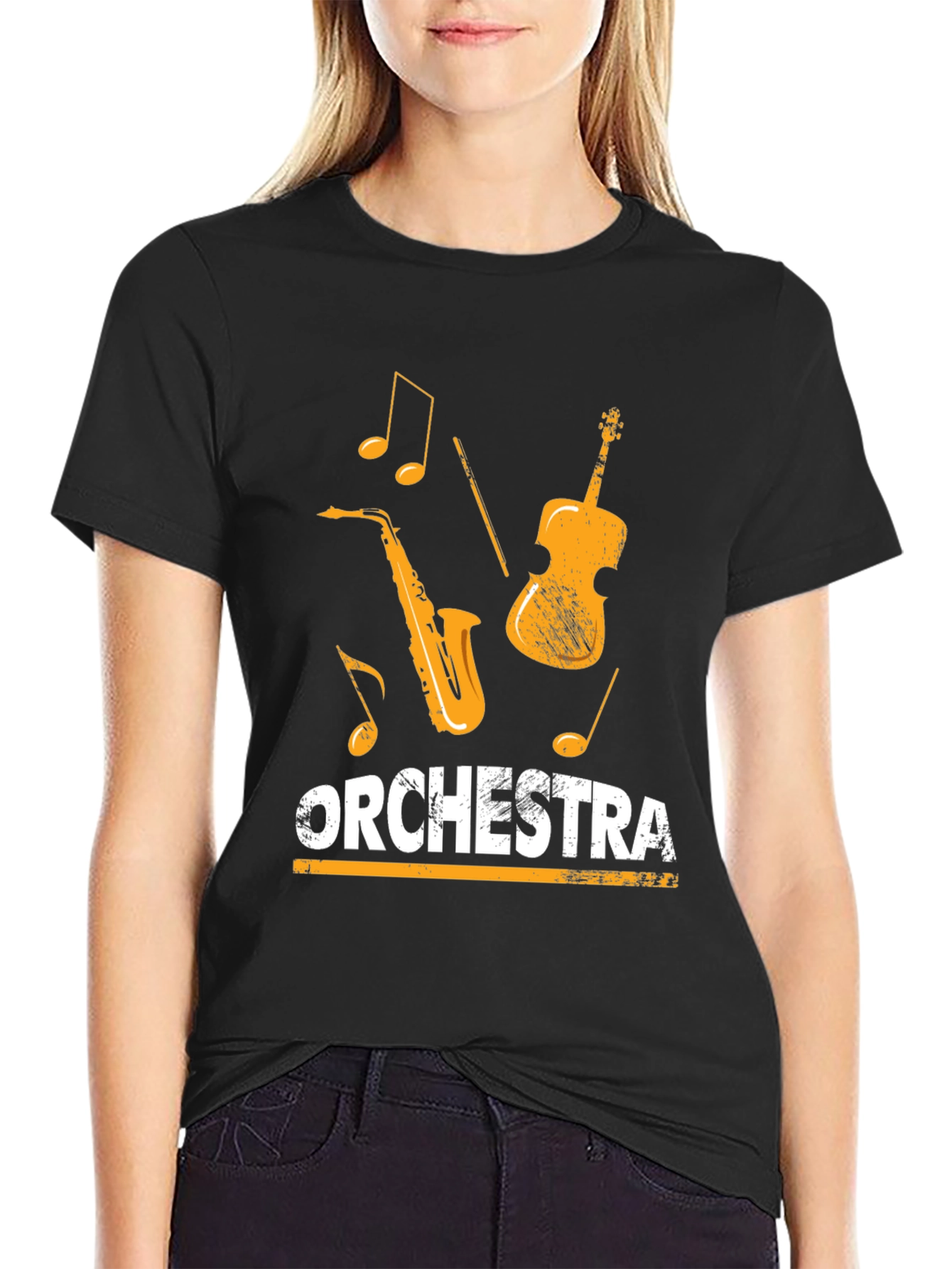 Orchestra Music Lover T-Shirt - Black Tee