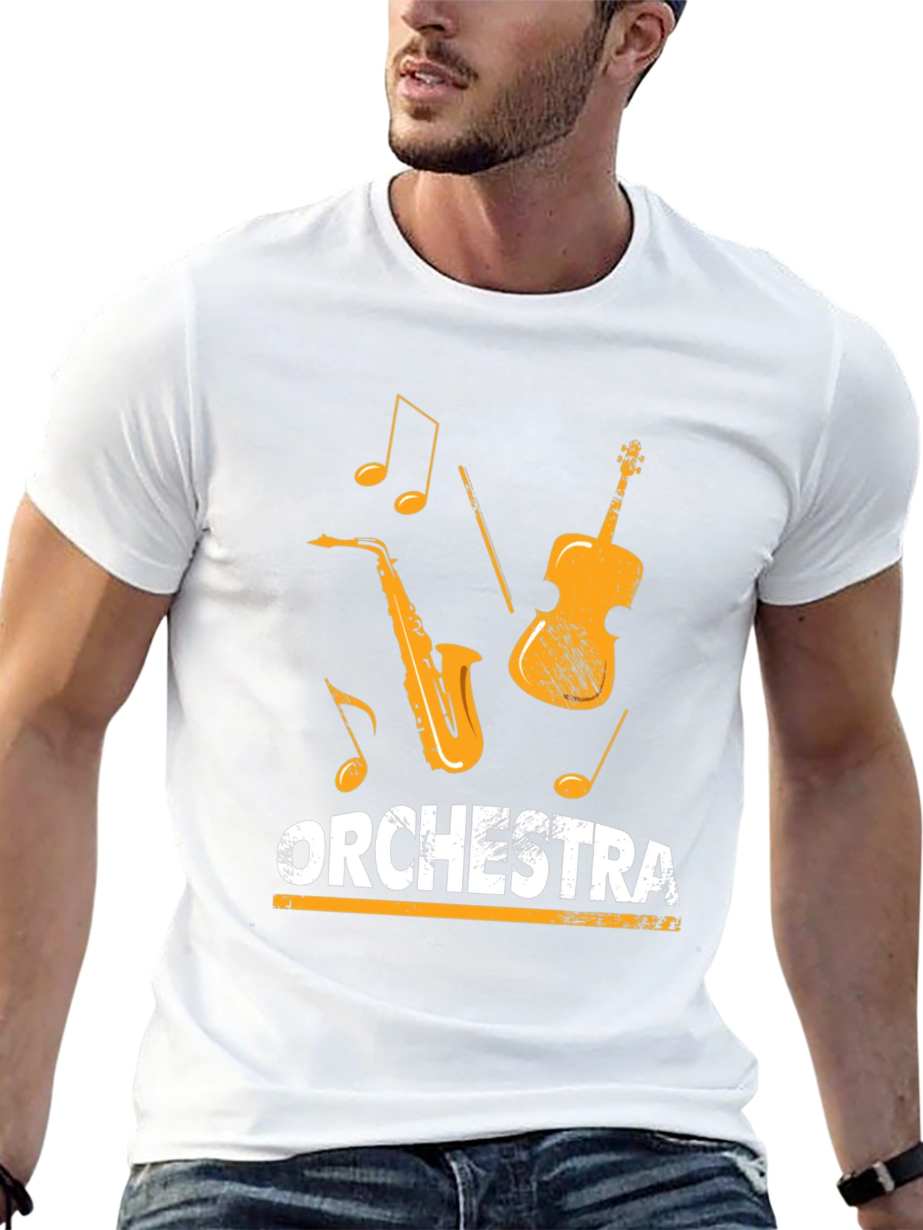 Orchestra Music Lover T-Shirt - Black Tee